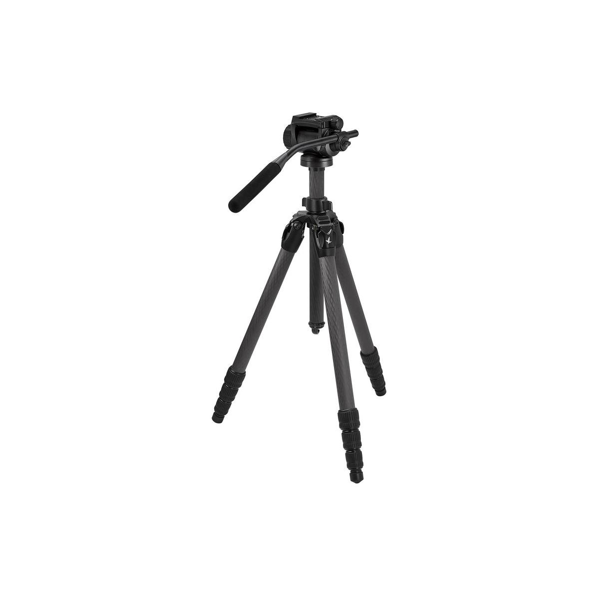 Image of Swarovski Optik CCT Compact 4-Section CF Tripod with CTH Compact Video Head