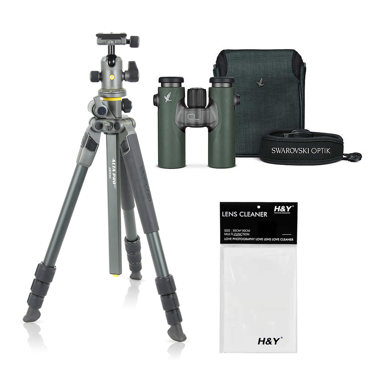 

Swarovski Optik 10x30 CL Companion Wild Nature Roof Binoculars, Green, w/Tripod