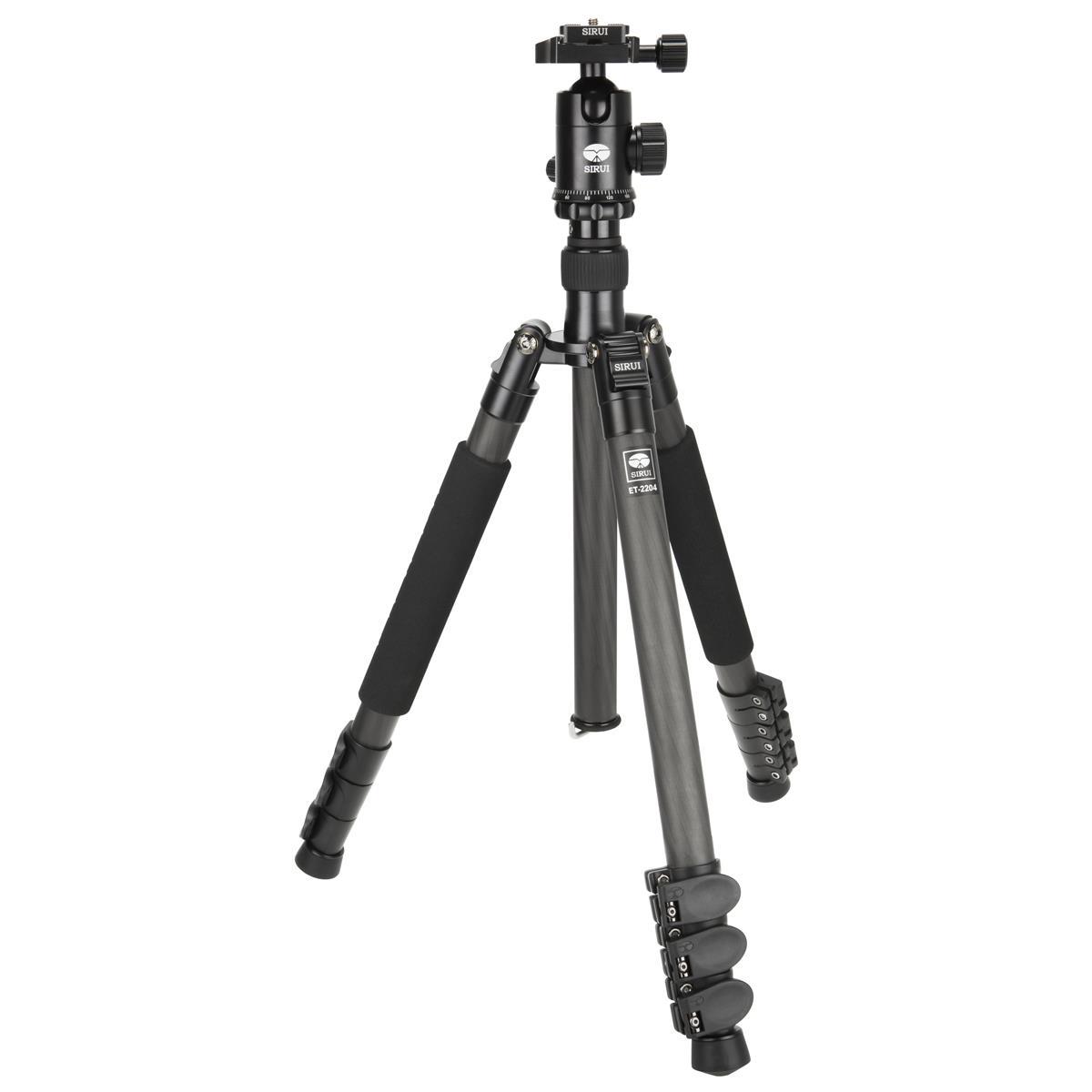 

Sirui ET-2204 4-Section Carbon Fiber Tripod with E-20 Ball Head