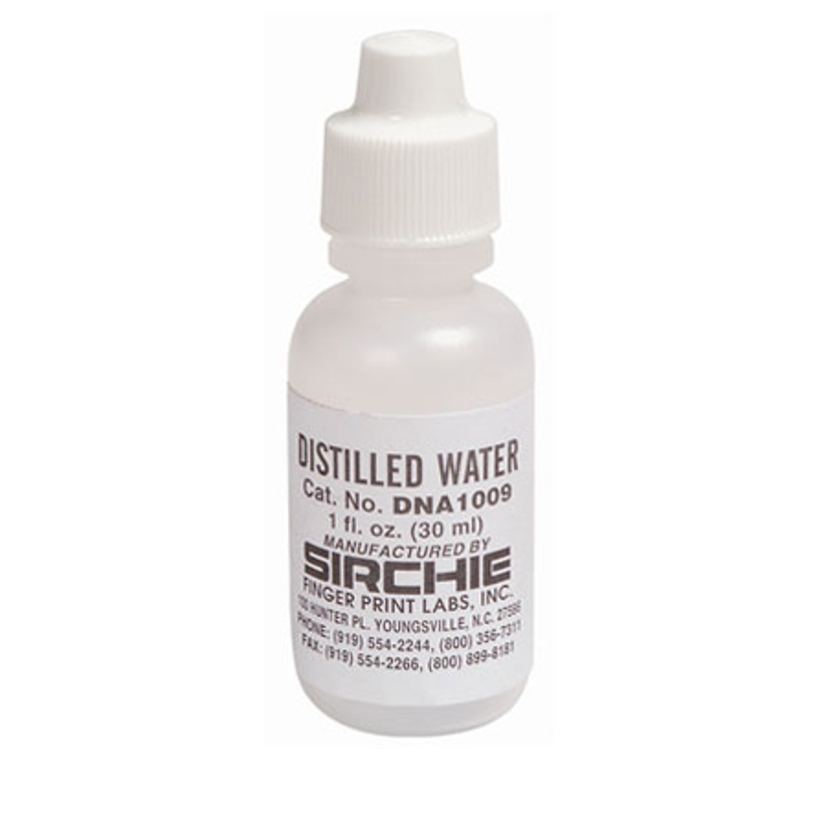 

Sirchie Distilled Water, 1 oz (30 ml) Volume