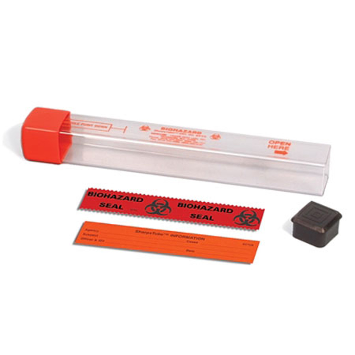 

Sirchie Syringe Transport Tubes, 1 x 8", 12 Pack