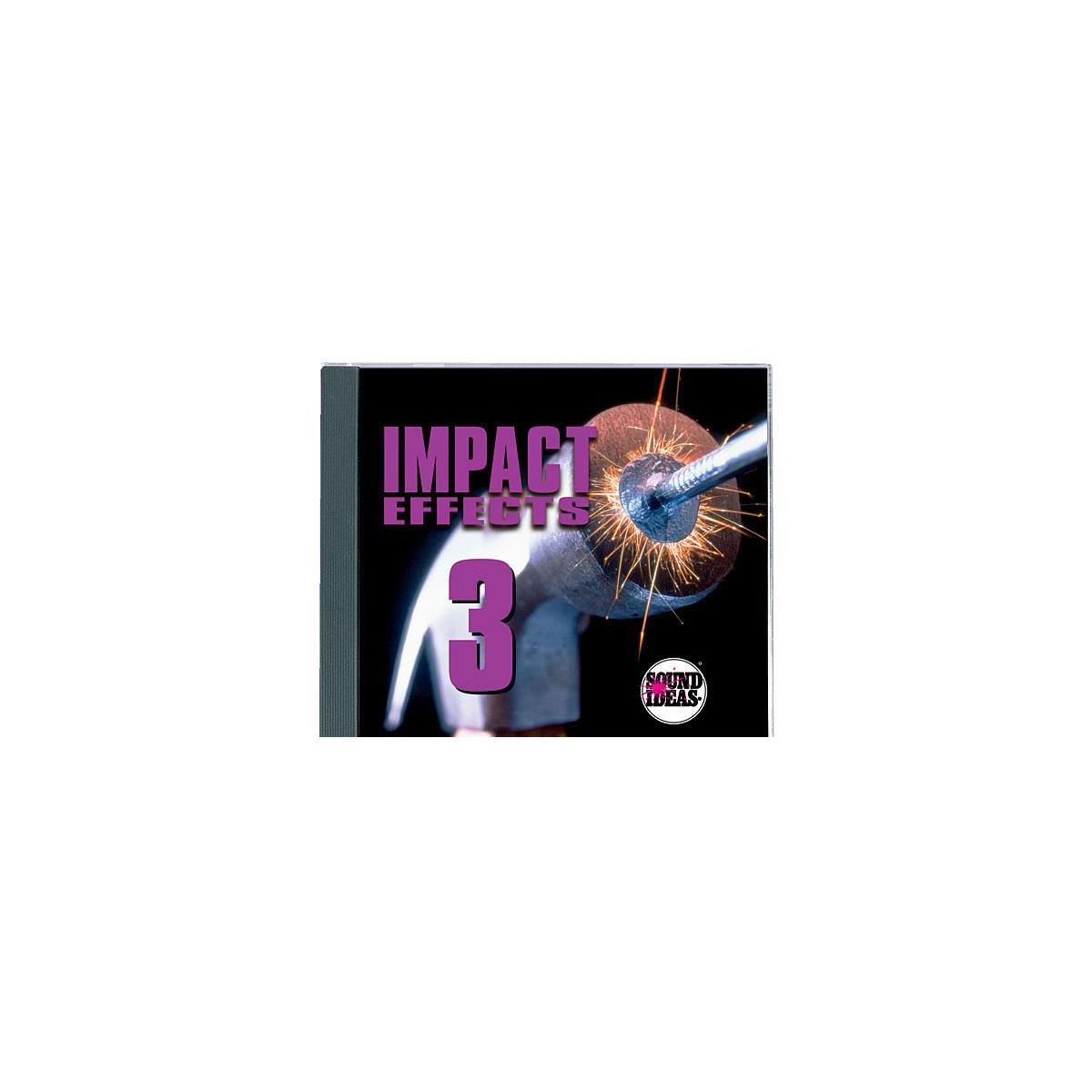 Image of Sound Ideas Impact Effects 3 Sound Effects Library Audio CD