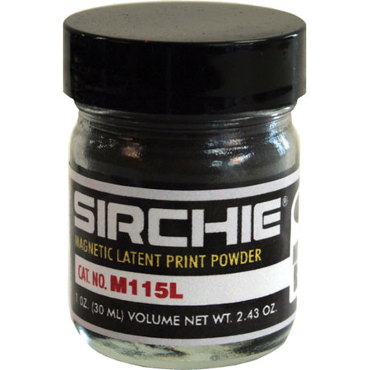 

Sirchie Magnetic Latent Print Powder, 1oz, Midnight Black