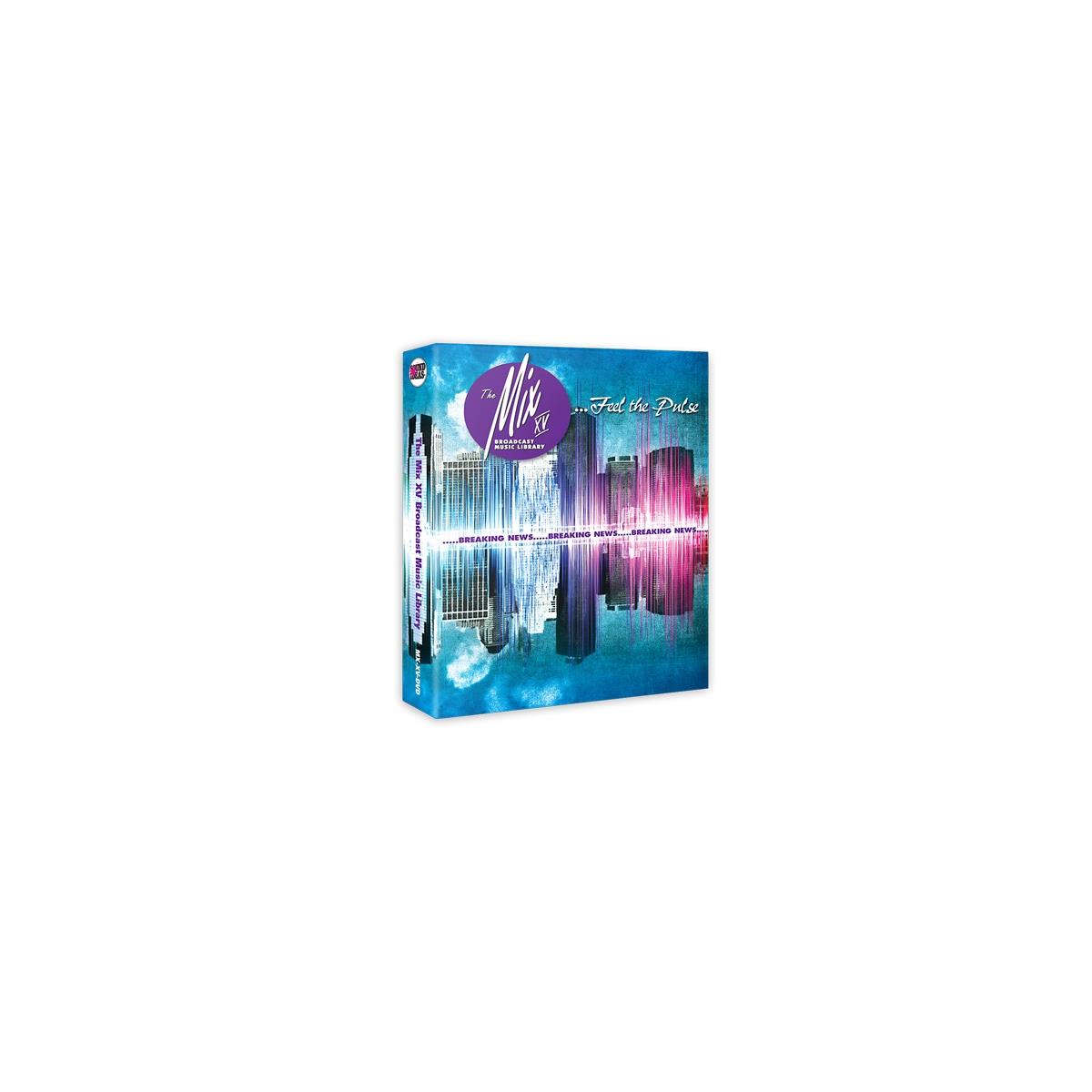 Image of Sound Ideas Mix XV Broadcast Music Library on DVDs