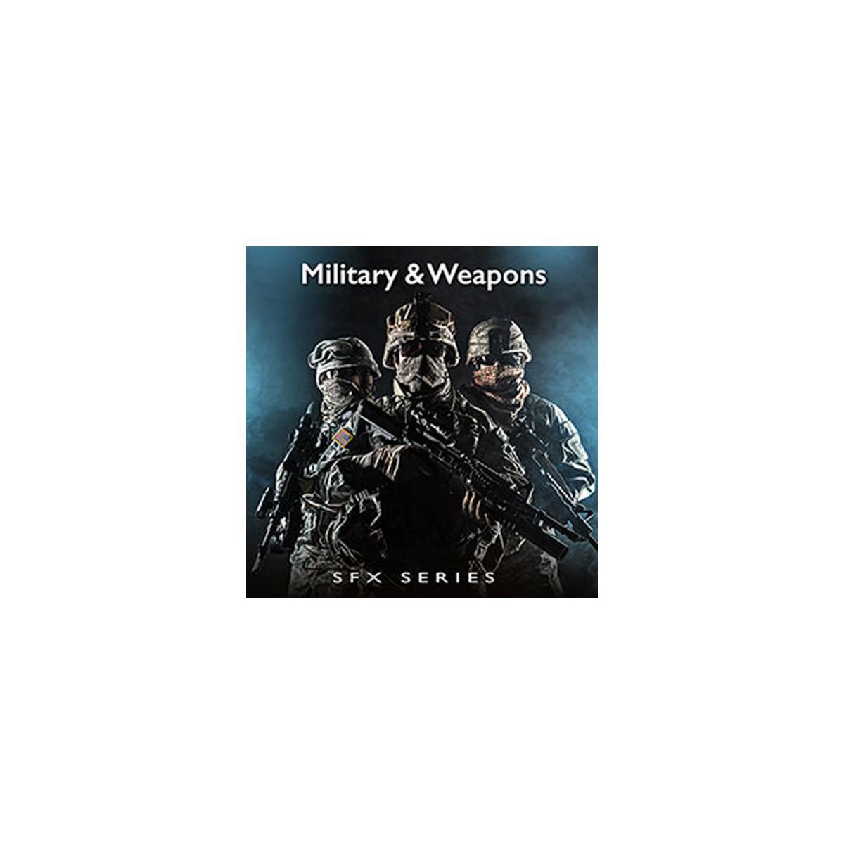 Image of Sound Ideas Military &amp; Weapons SFX 812 Weapon Sound Effects Library