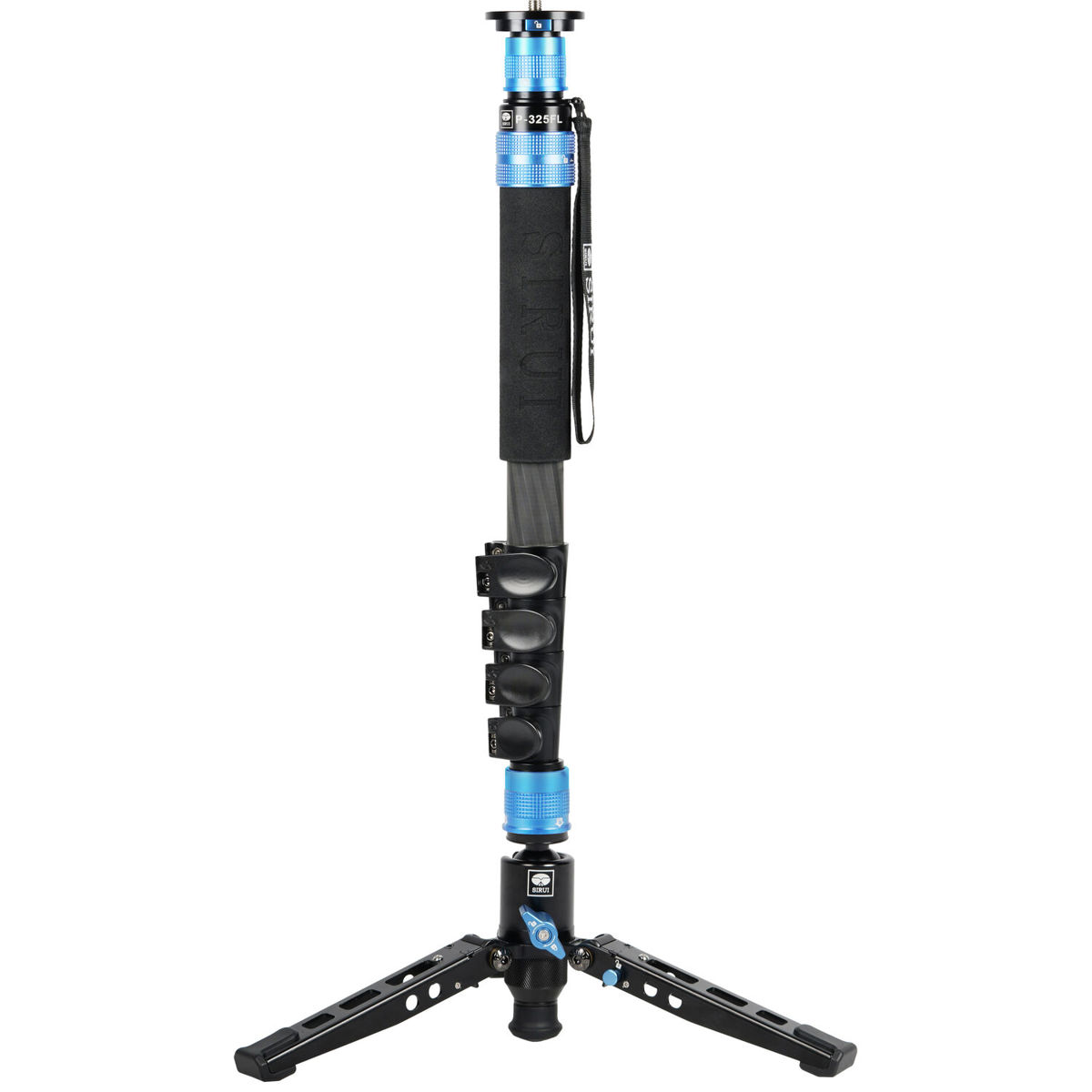 

Sirui P-325FL 5-Section Carbon Fiber Monopod with Feet, 66.9" Max Height