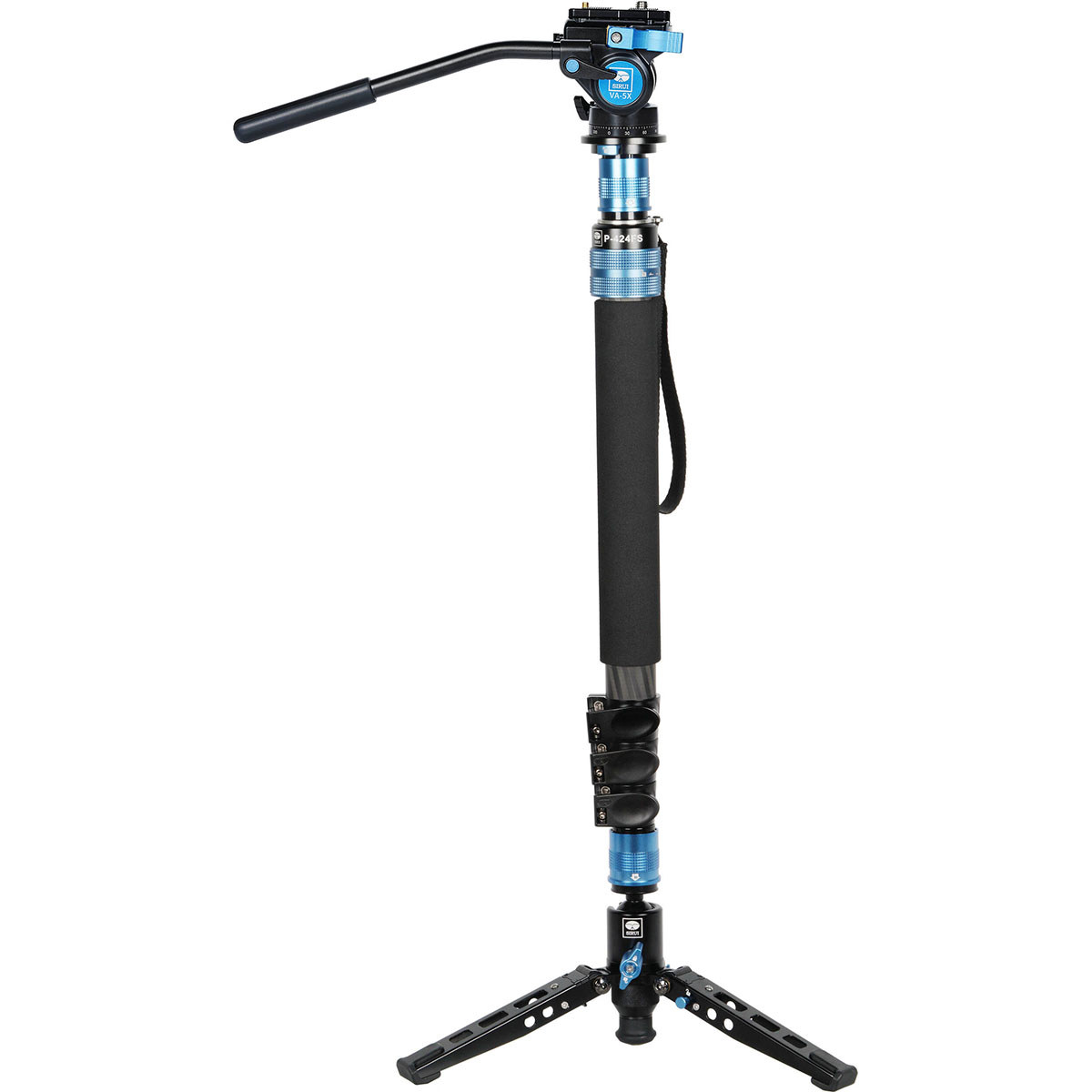

Sirui P-424FS 4-Section Carbon Fiber Monopod with VA-5X Fluid Head