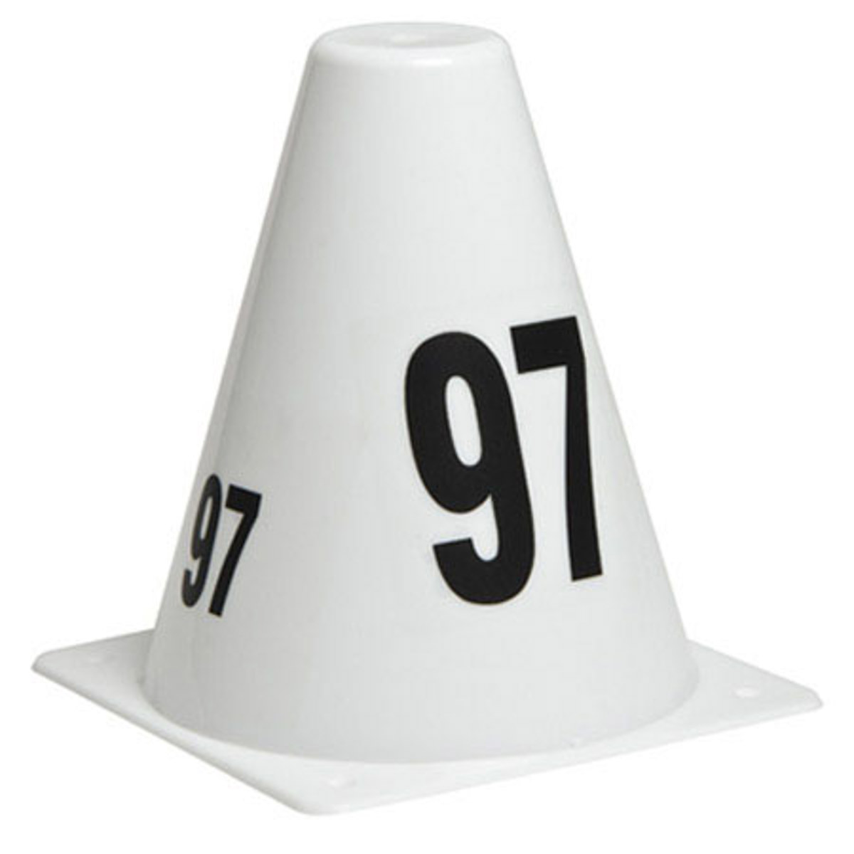 

Sirchie SIRCHMARK 6" Evidence Marking Cones, Set of 20, Sequence 81-100, White