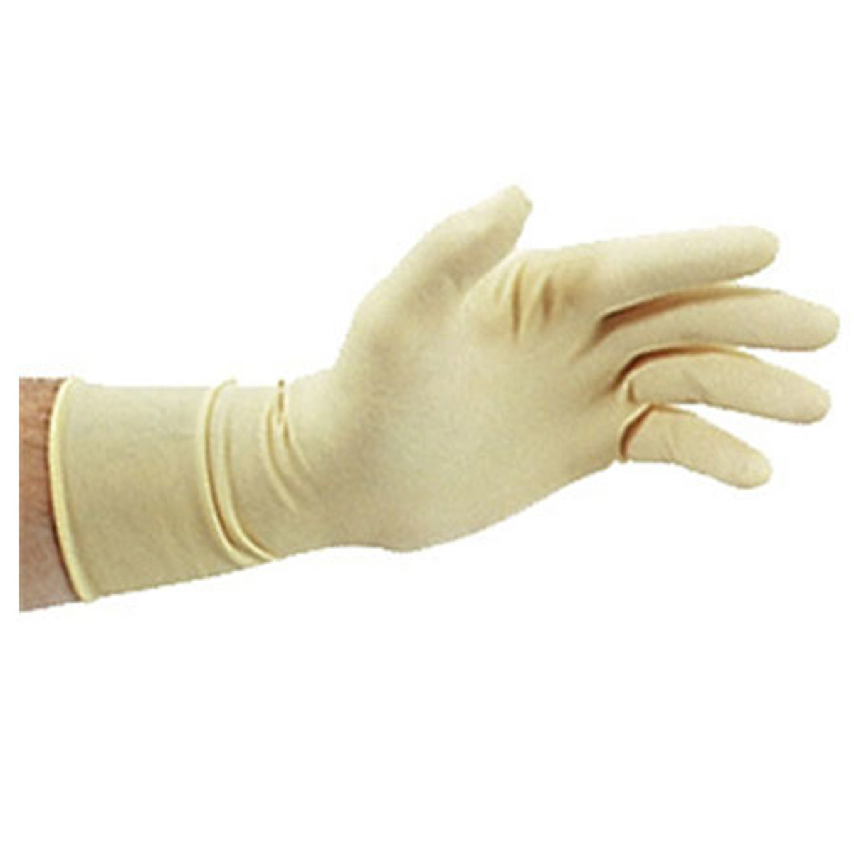 

Sirchie Powder-Free Latex Gloves, 12"x14 Mil Thick, Medium, Box of 50