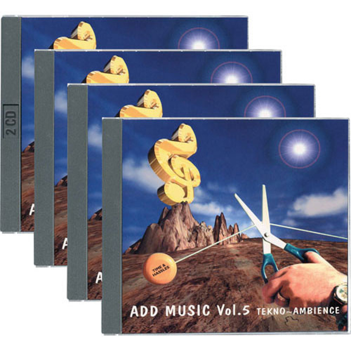 

Sound Ideas Add Music Royalty Free Music Library CDs, 5 CDs