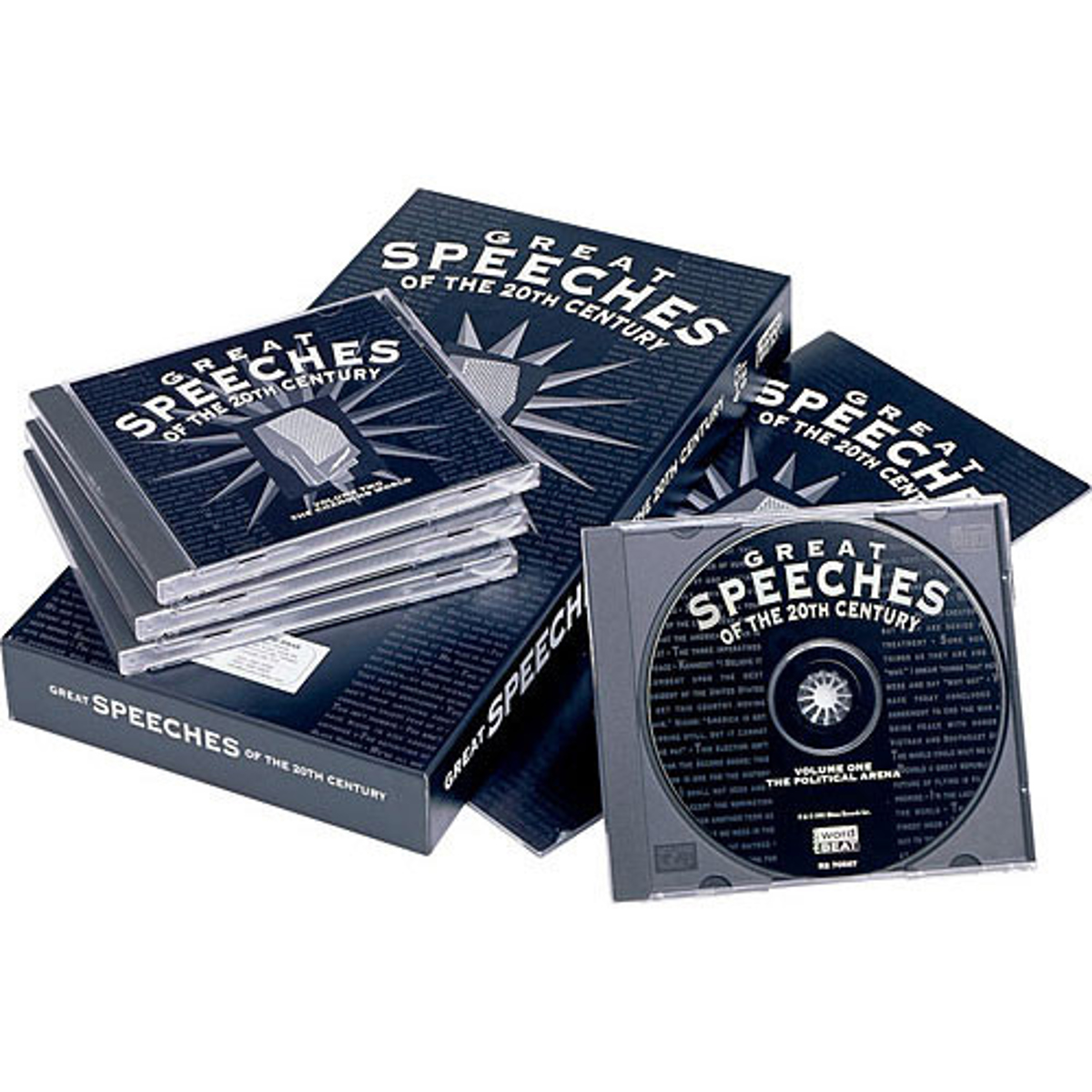 

Sound Ideas Great Speeches of the 20th Century Sound Effects Library Audio CDs