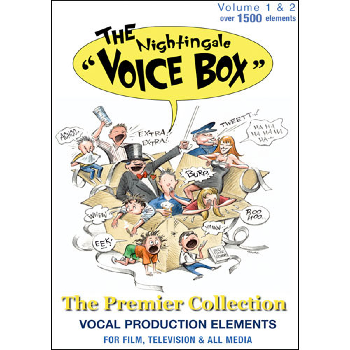 

Sound Ideas Nightingale Voice Box Sound Effects Library Volumes 1 & 2 CDs, 2 CDs