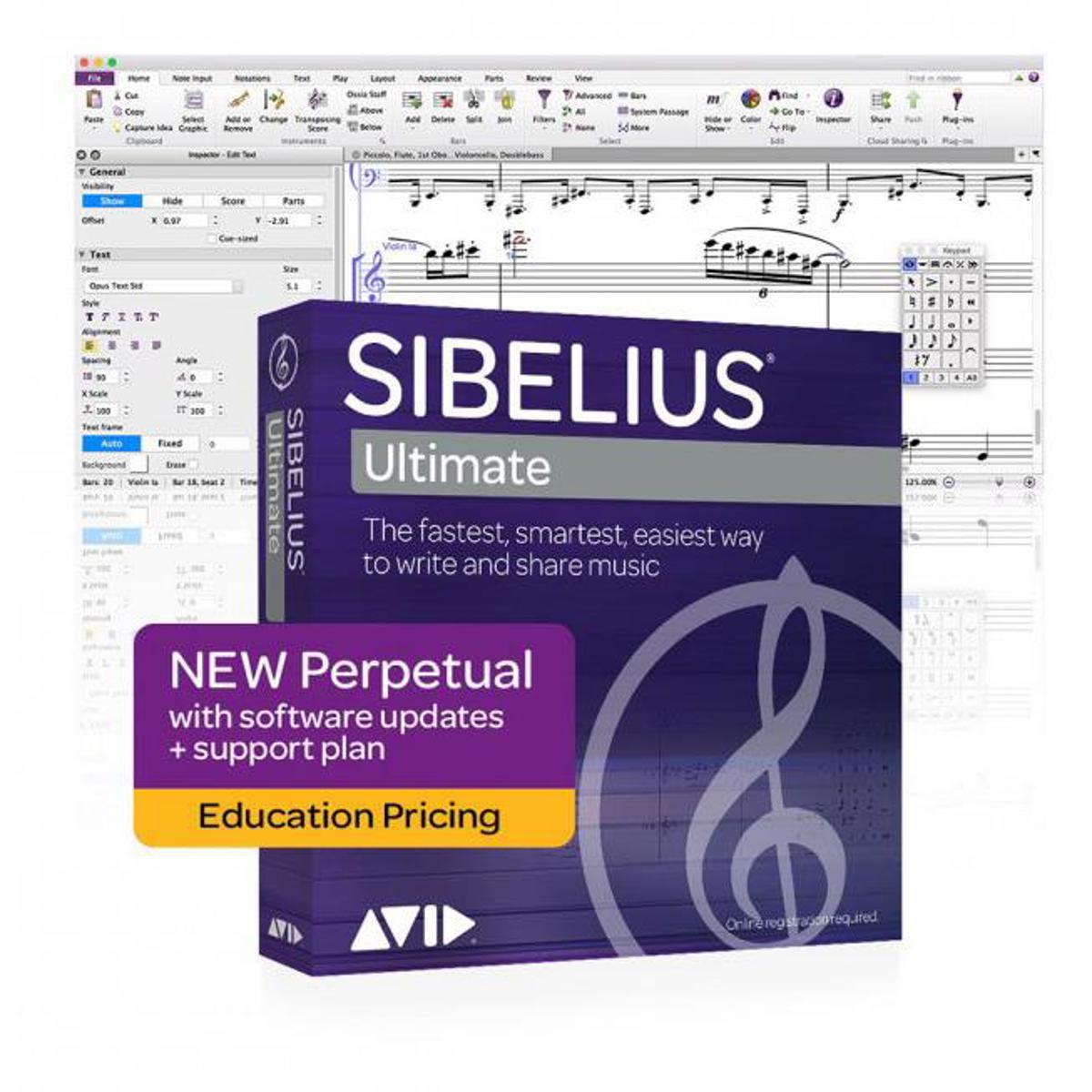 

Sibelius Ultimate Software,Education Pricing Perpetual License,Download