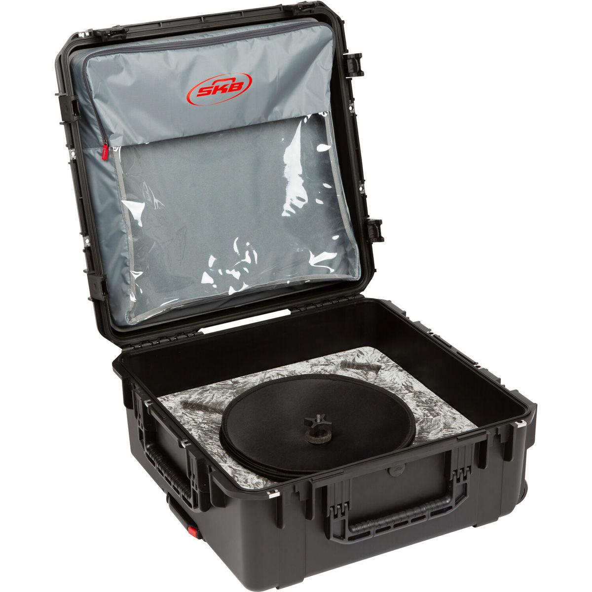 

SKB iSeries 2424-10 Injection Molded Cymbal Flyer Wheeled Case w/Storage