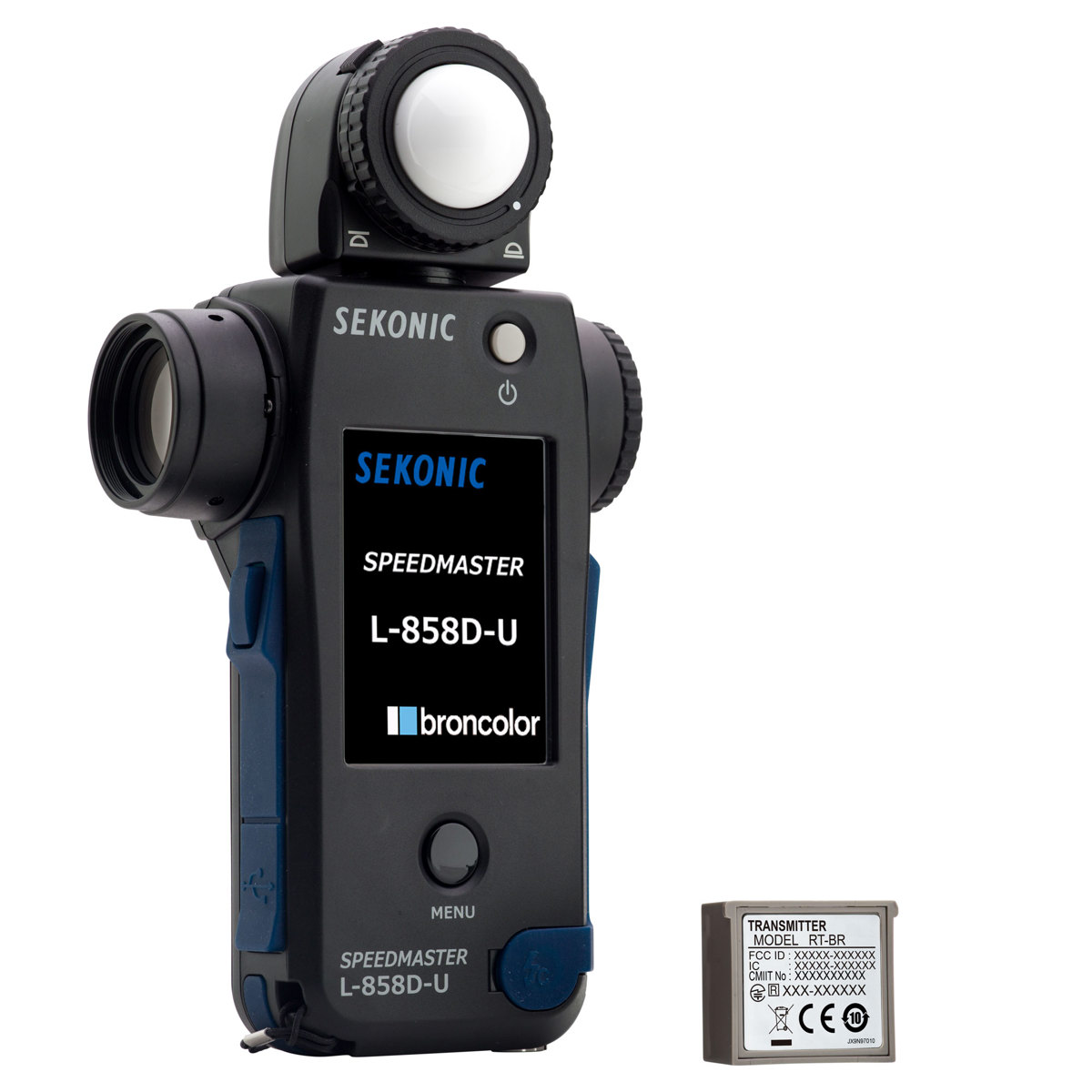 Sekonic L-858D-U SPEEDMASTER Light Meter Kit with RT-BR Tx Module for broncolor -  401-858BR