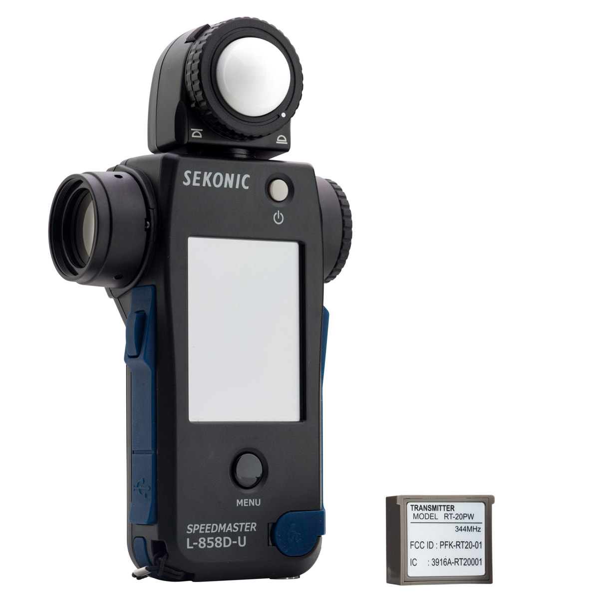 

Sekonic L-858D-U SPEEDMASTER Light Meter Kit, RT-20PW Tx Module for PocketWIzard