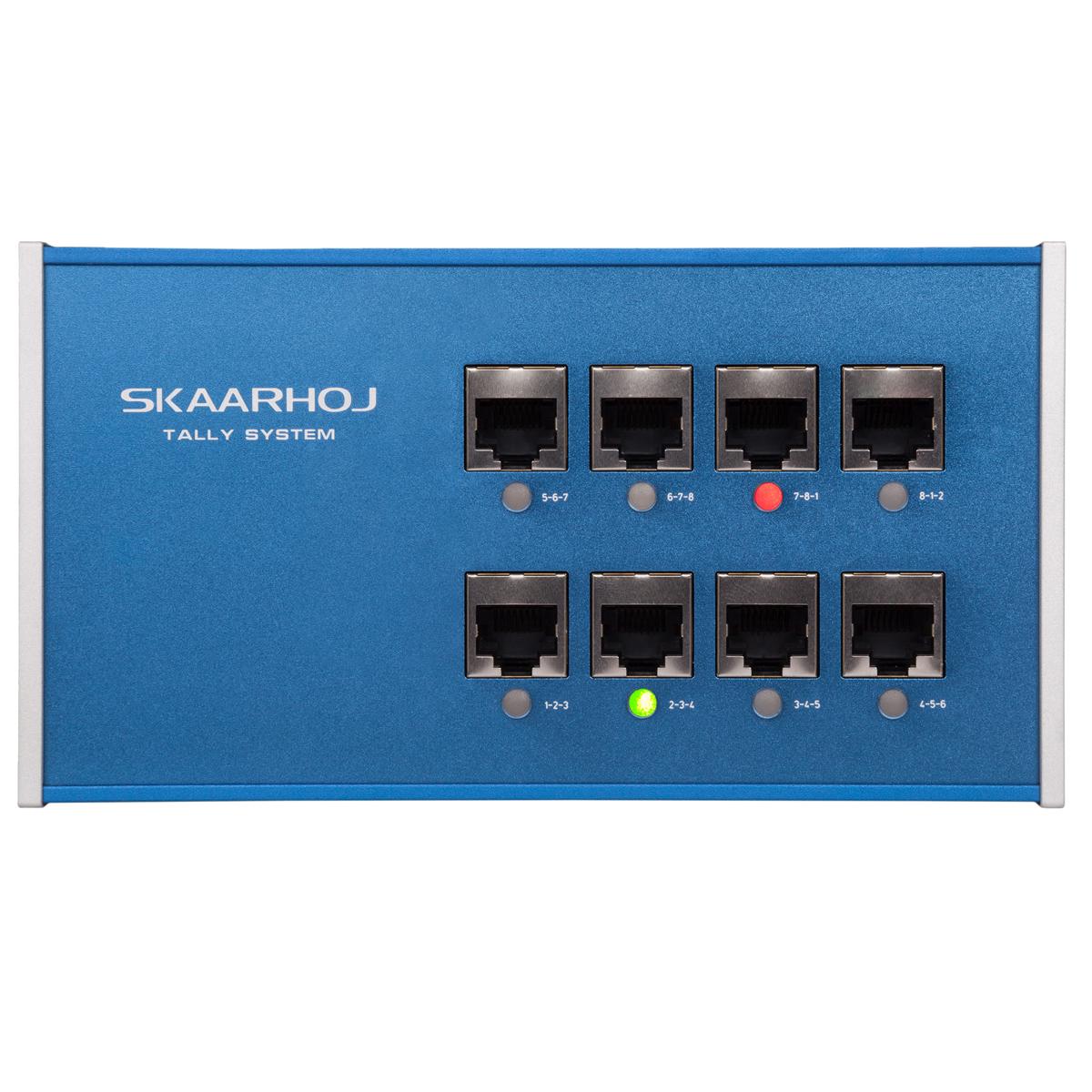 Skaarhoj 8-Ch Tally Box V2 для Blackmagic Design ATEM Switcher vMix Software