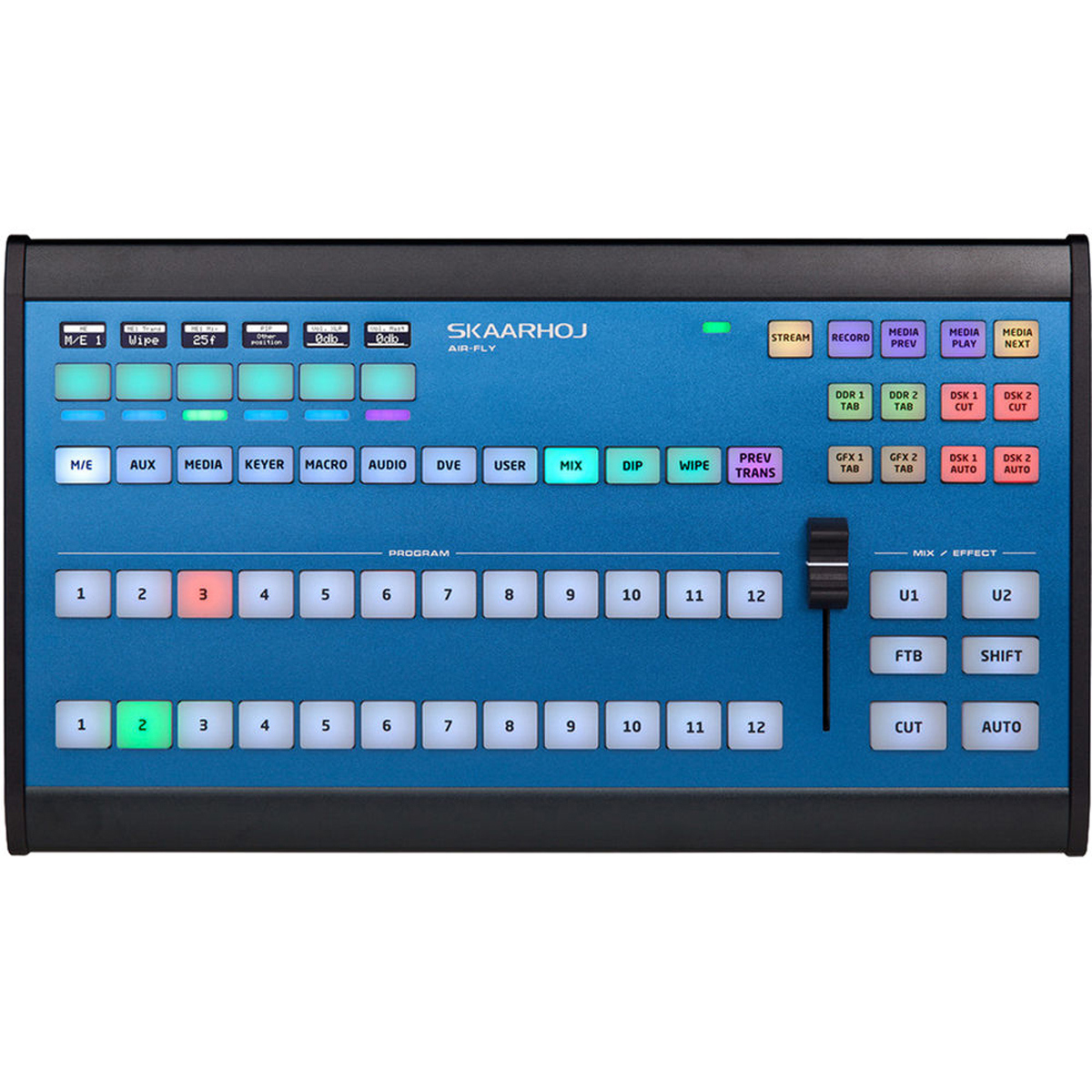 

Skaarhoj Air Fly Switcher for Newtek Tricaster Keypad