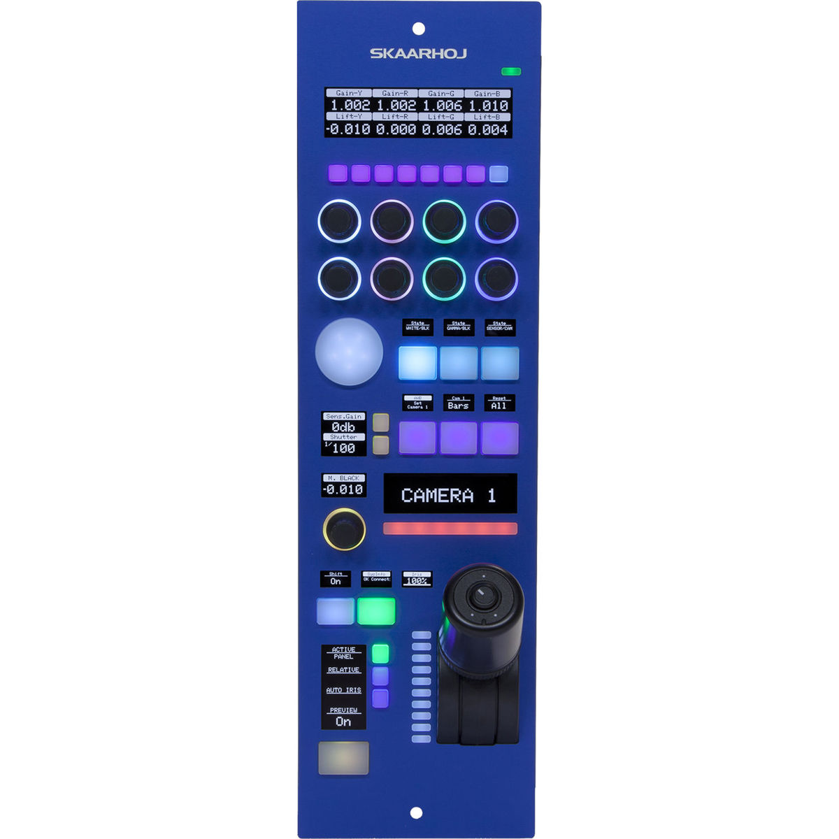 

Skaarhoj RCPv2 Joystick High Quality Encoder with RGB Backlight