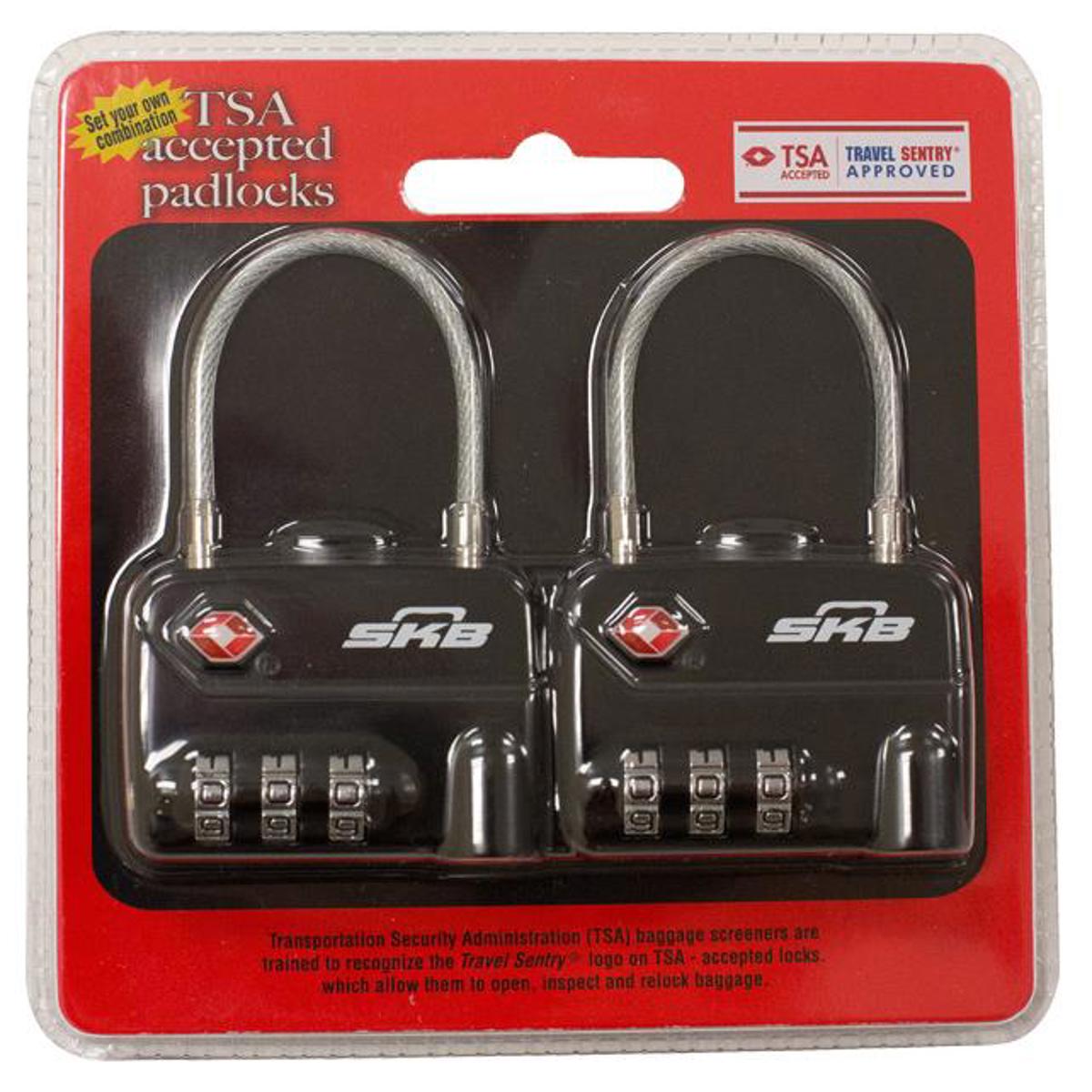 

SKB TSA Cable Combination Padlock, 2-Pack
