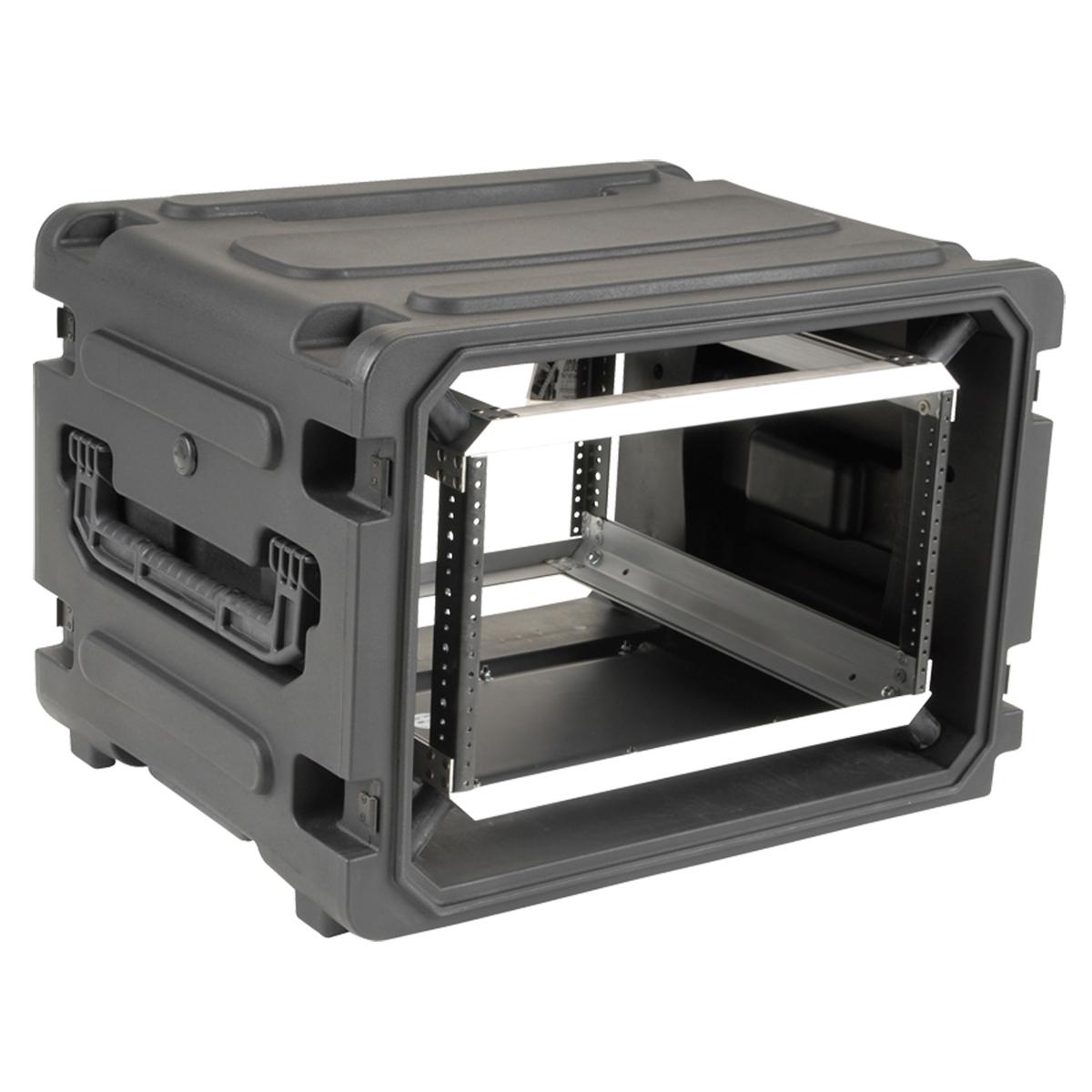 

SKB 3SKB-R06U20W 6U Roto Shockmount Rolling Rack, Black