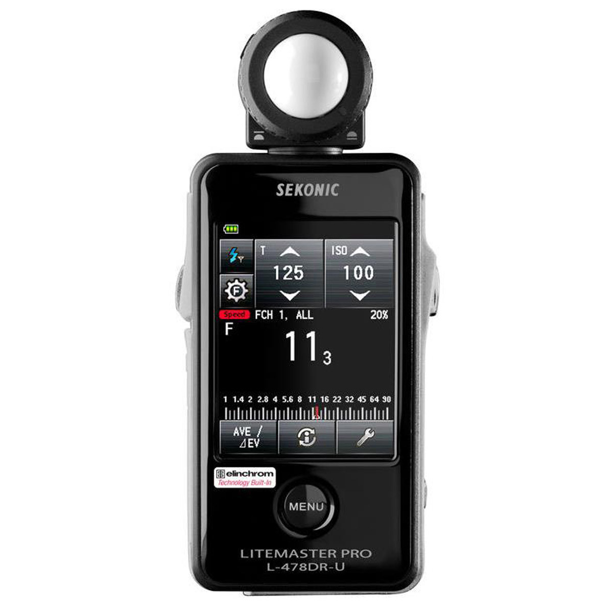 

Sekonic LiteMaster Pro L-478DR-U-EL Series Light Meter for Elinchrom EL Skyport