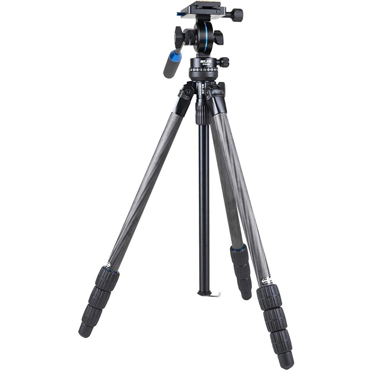 

Slik PRO CF-634SVH 4-Section Carbon Fiber Video Tripod with SVH-501 Video Head