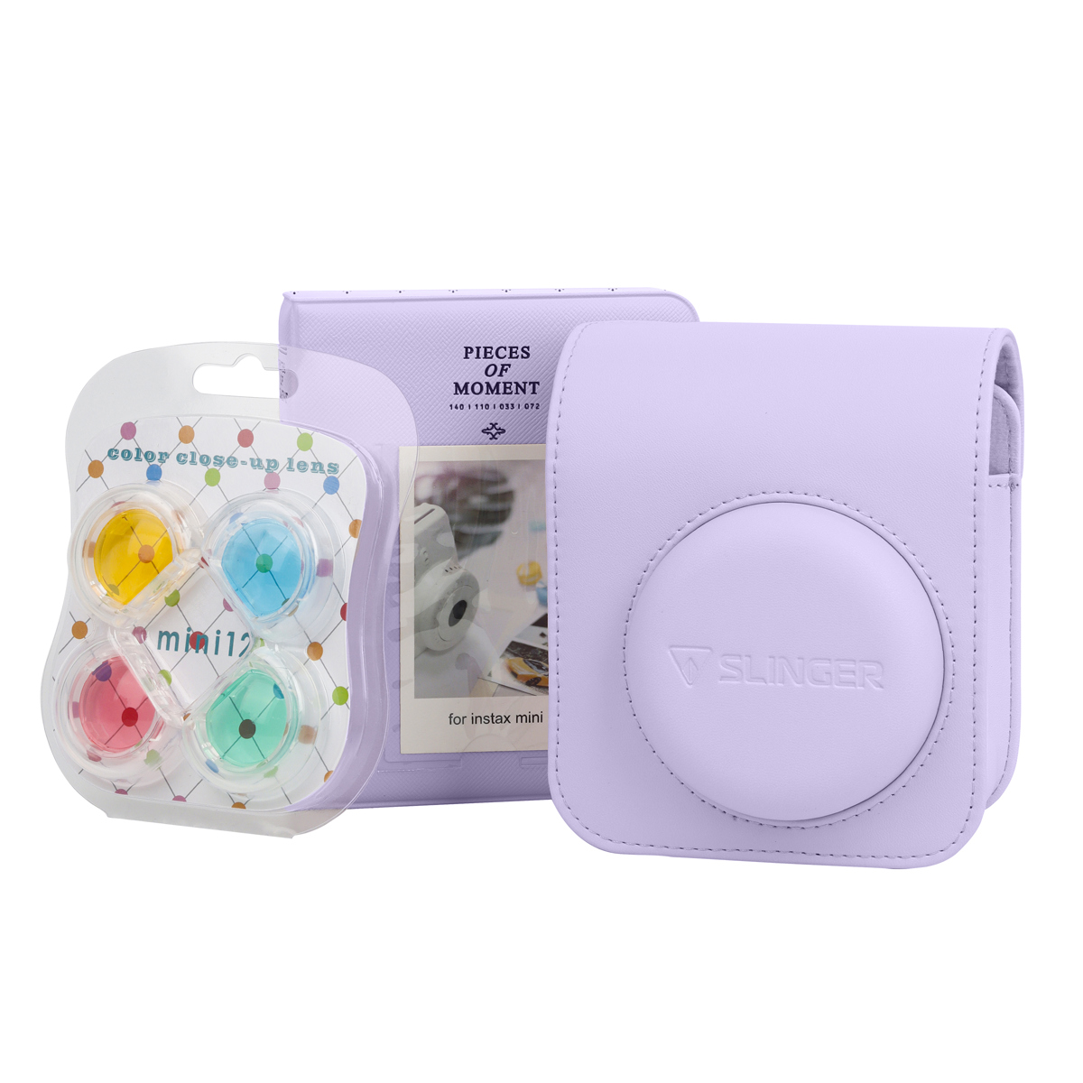 

Slinger FujiFilm Instax Mini 12 Accessory Kit, Lilac Purple