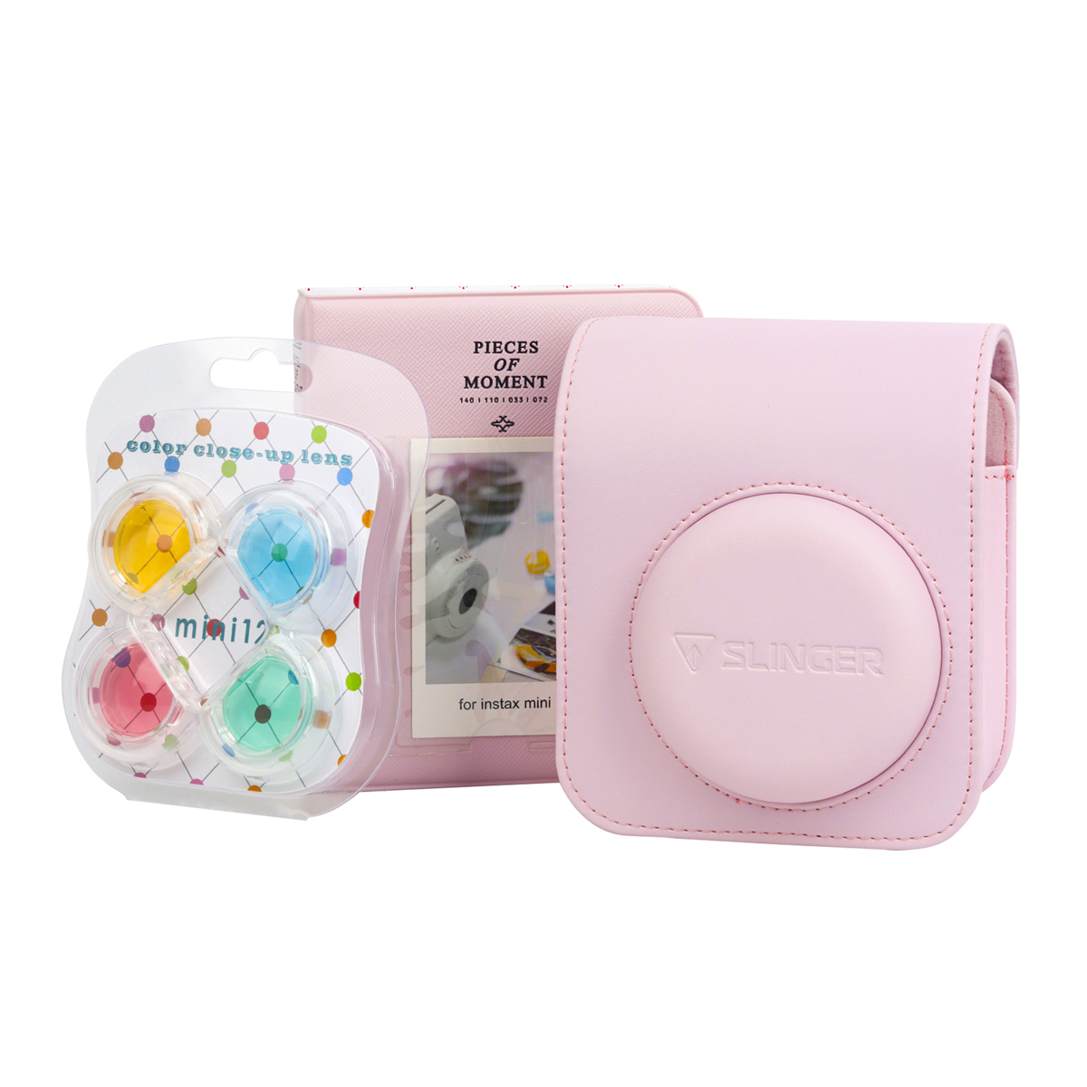 

Slinger FujiFilm Instax Mini 12 Accessory Kit, Blossom Pink