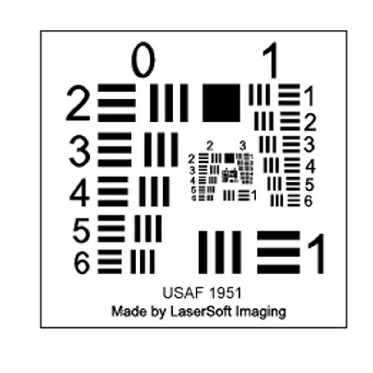 

LaserSoft Imaging SilverFast SilverFast Resolution Target