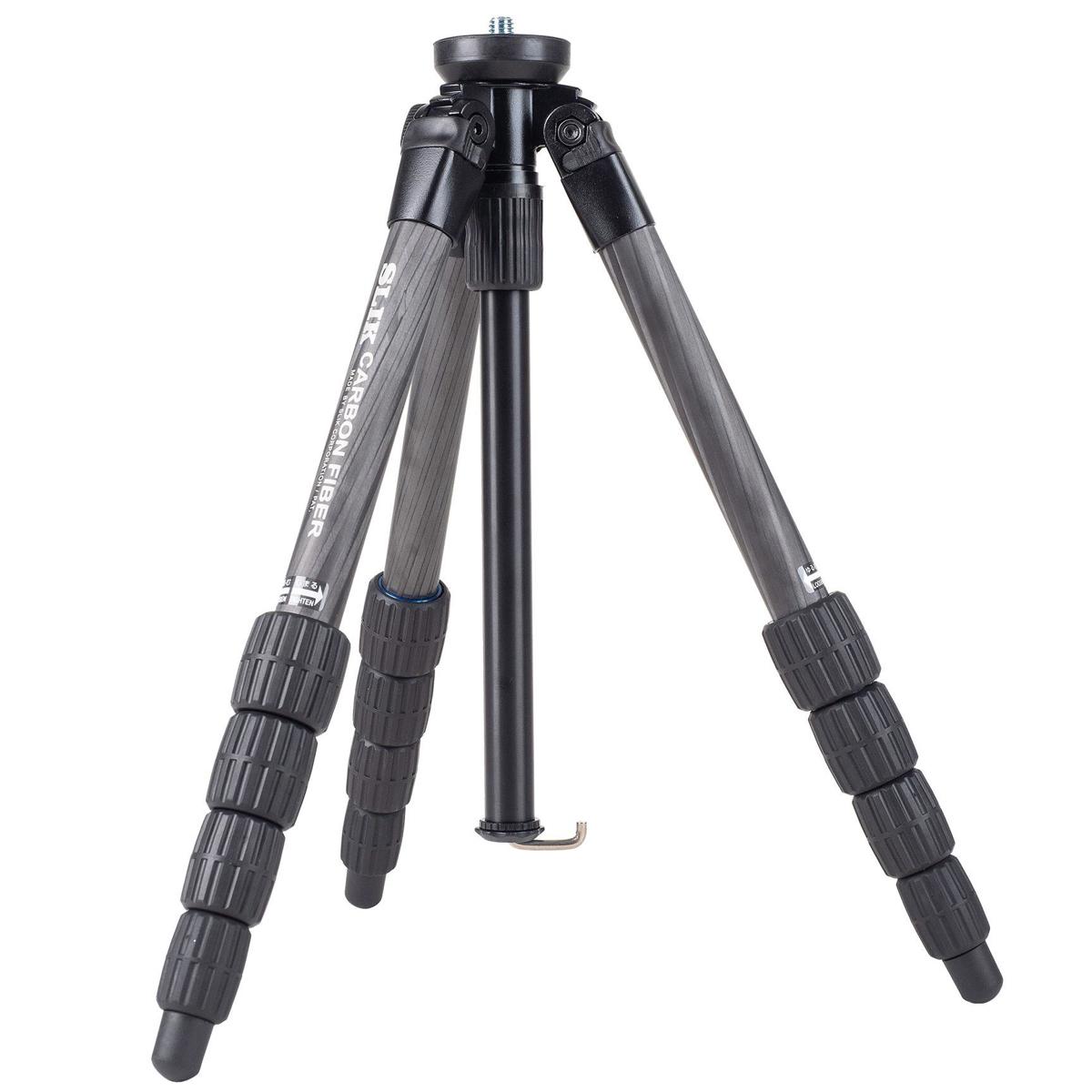 

Slik PRO CF-635 5-Section Carbon Fiber Tripod, 51.5" Max Height, Black