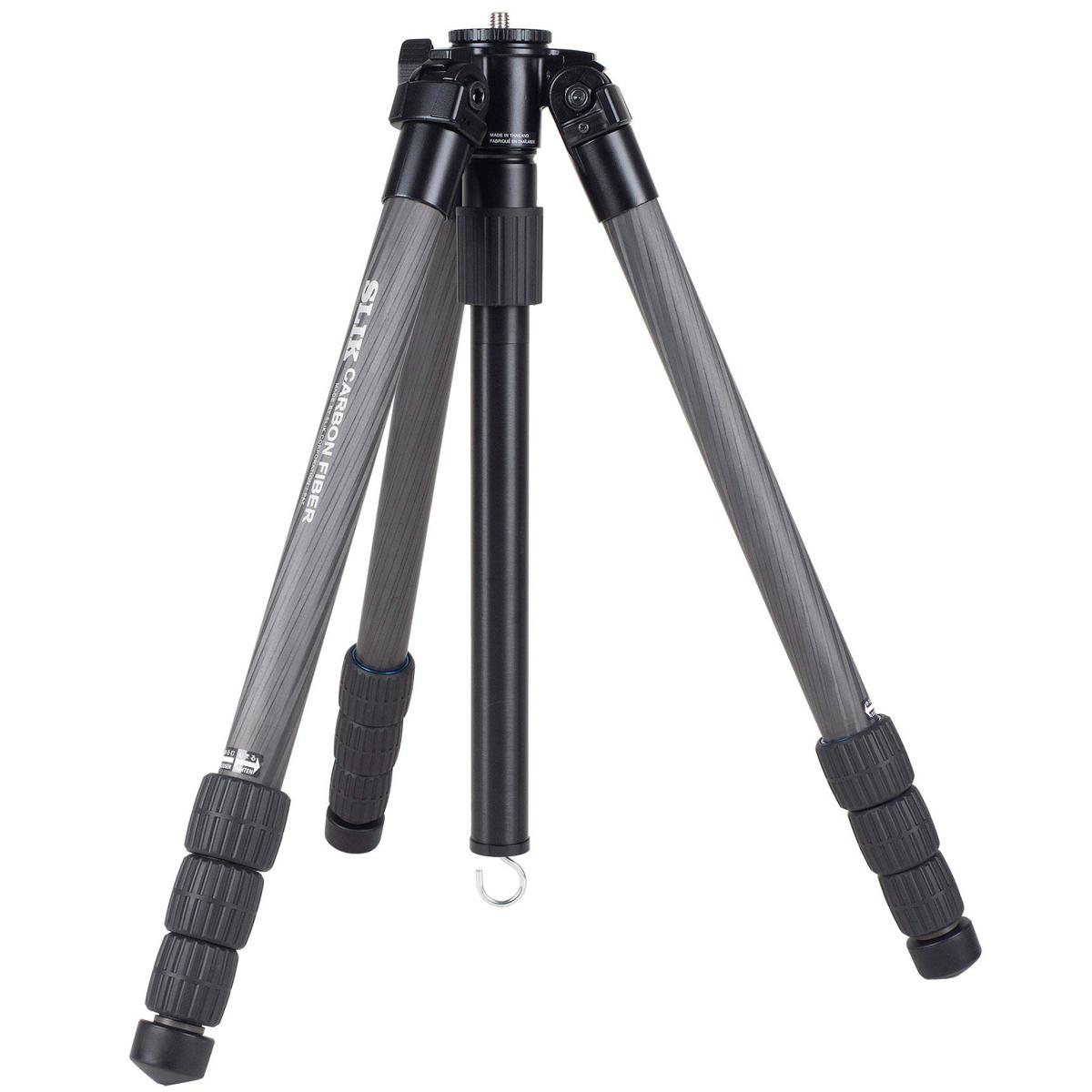 

Slik PRO CF-834 4-Section Carbon Fiber Tripod, 64.9" Max Height, Black