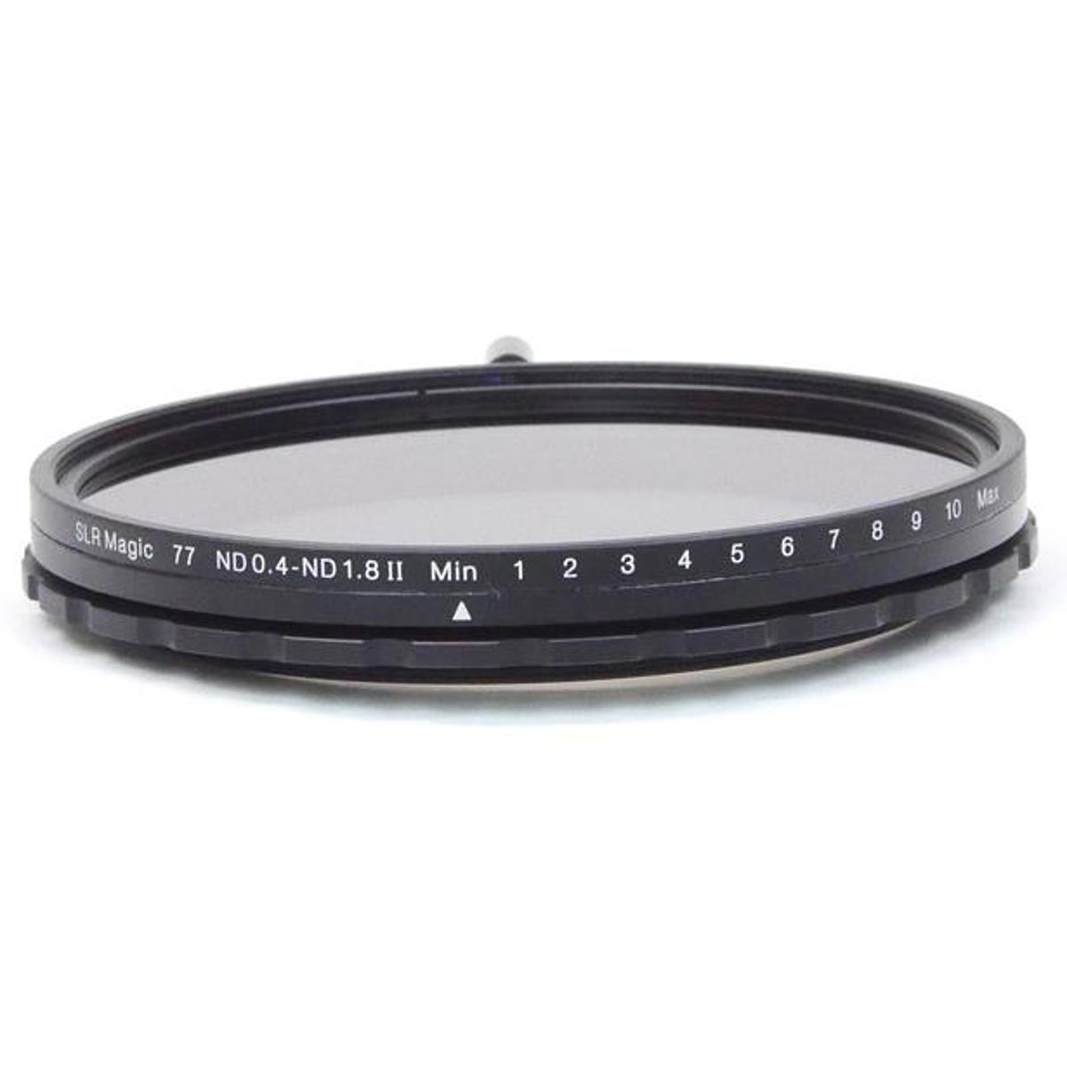 

SLR Magic 77mm MK II Variable ND Filter - 0.4 to 1.8 (2.3 to 6 stops)