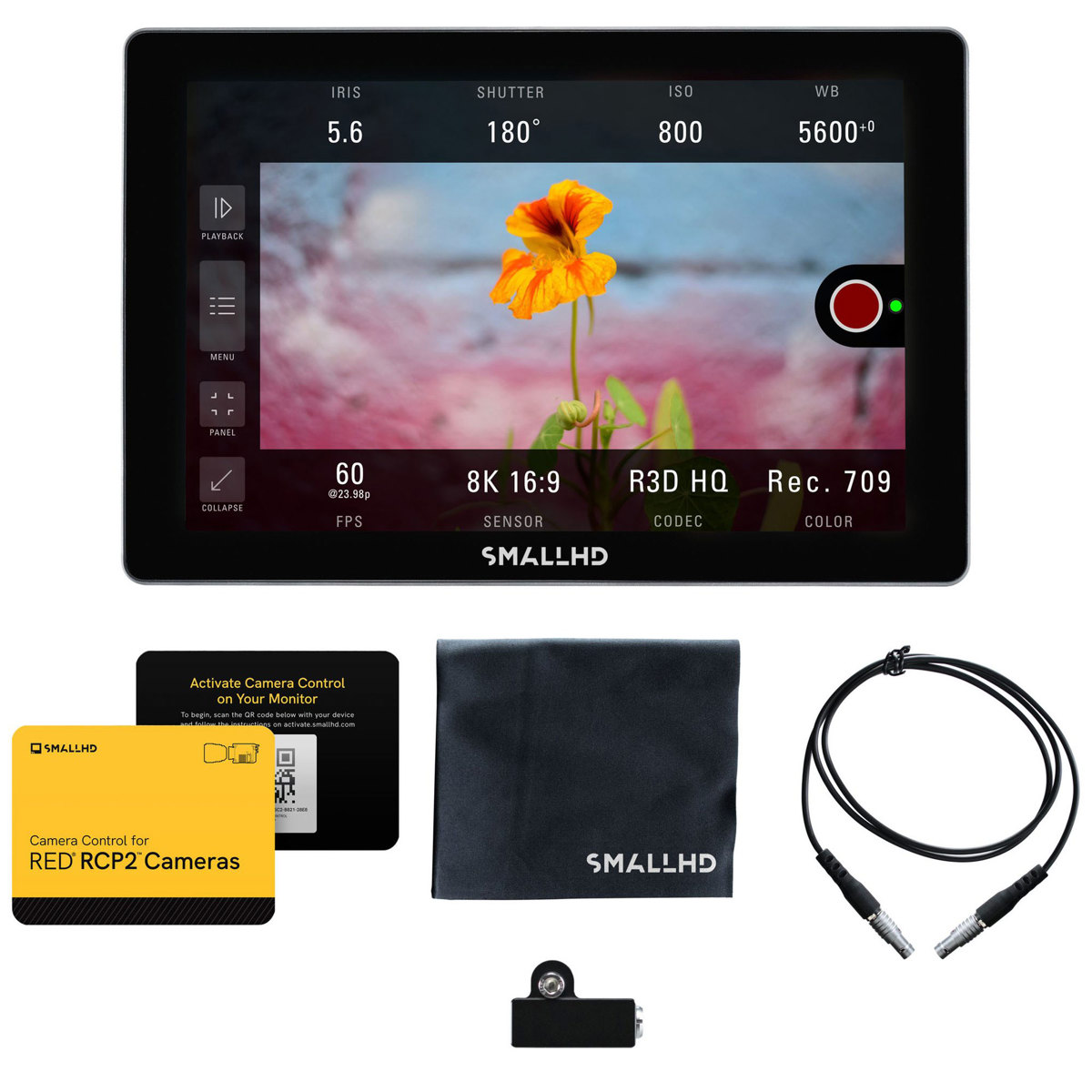 

SmallHD Indie 7 7" FHD Touchscreen Monitor Kit for RED KOMODO and DSMC3 Camera