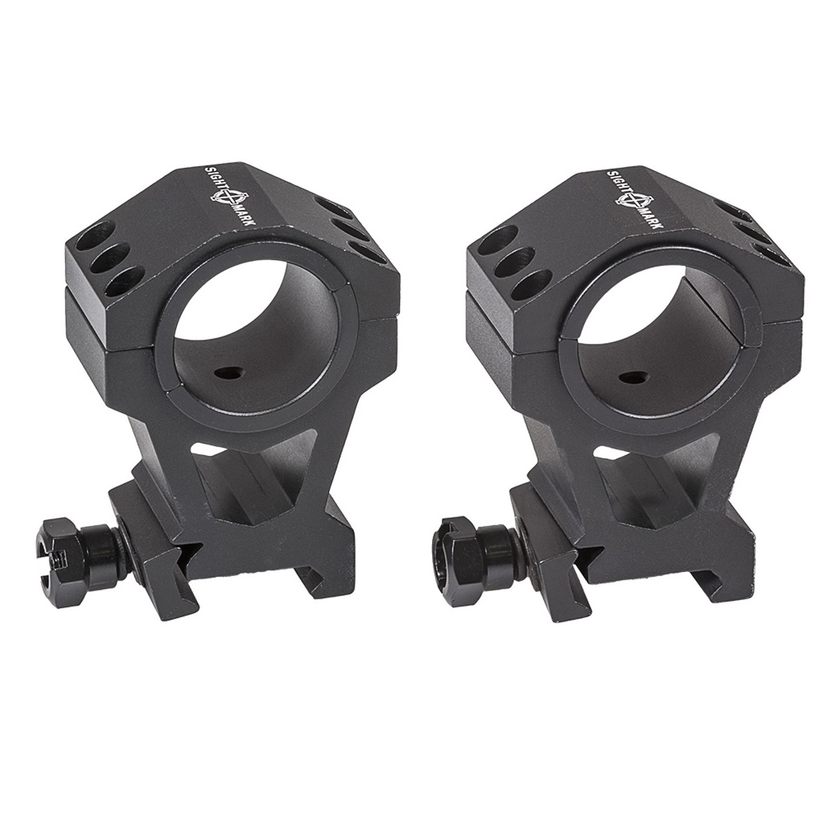 

Sightmark Tactical Extra-High Height Picatinny Ring for 1" Riflescope Tube, Pair