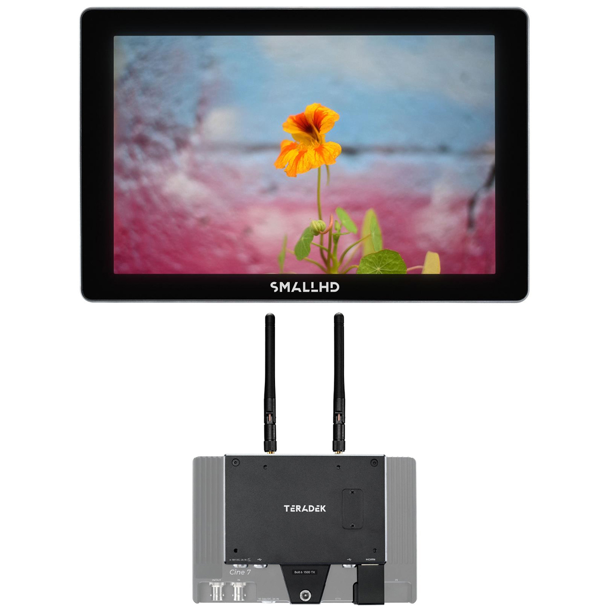 

SmallHD Indie 7 7" FHD Touch On-Camera Monitor, w/Bolt 6 1500 Transmitter Module