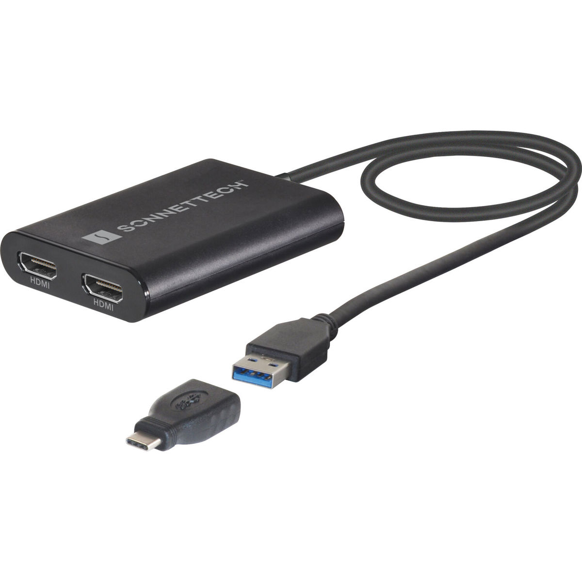 

Sonnet DisplayLink USB Type-A to Dual HDMI Adapter for M1 Macs