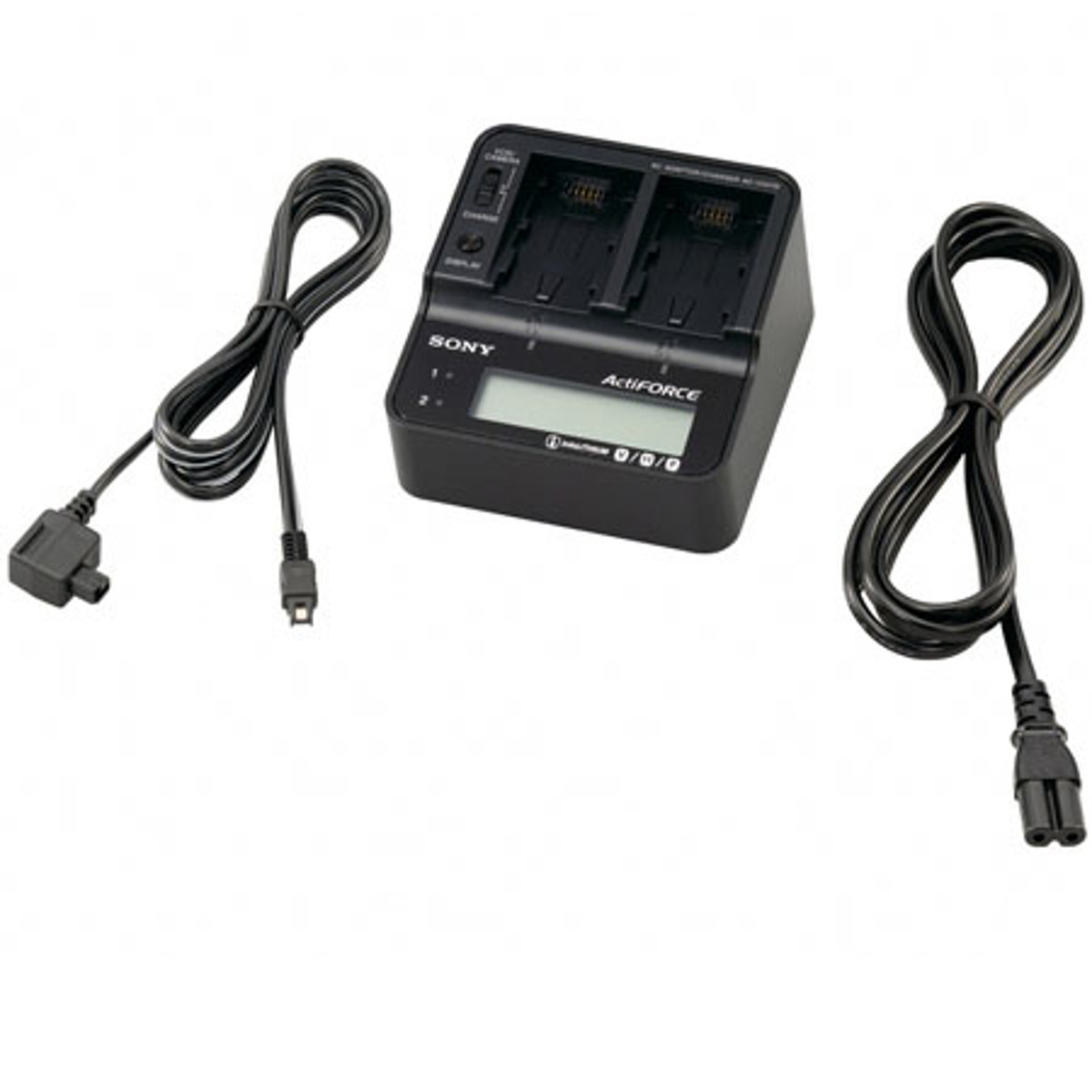 

Sony ACVQV10 Dual Battery/Camcorder Charger, Batteries