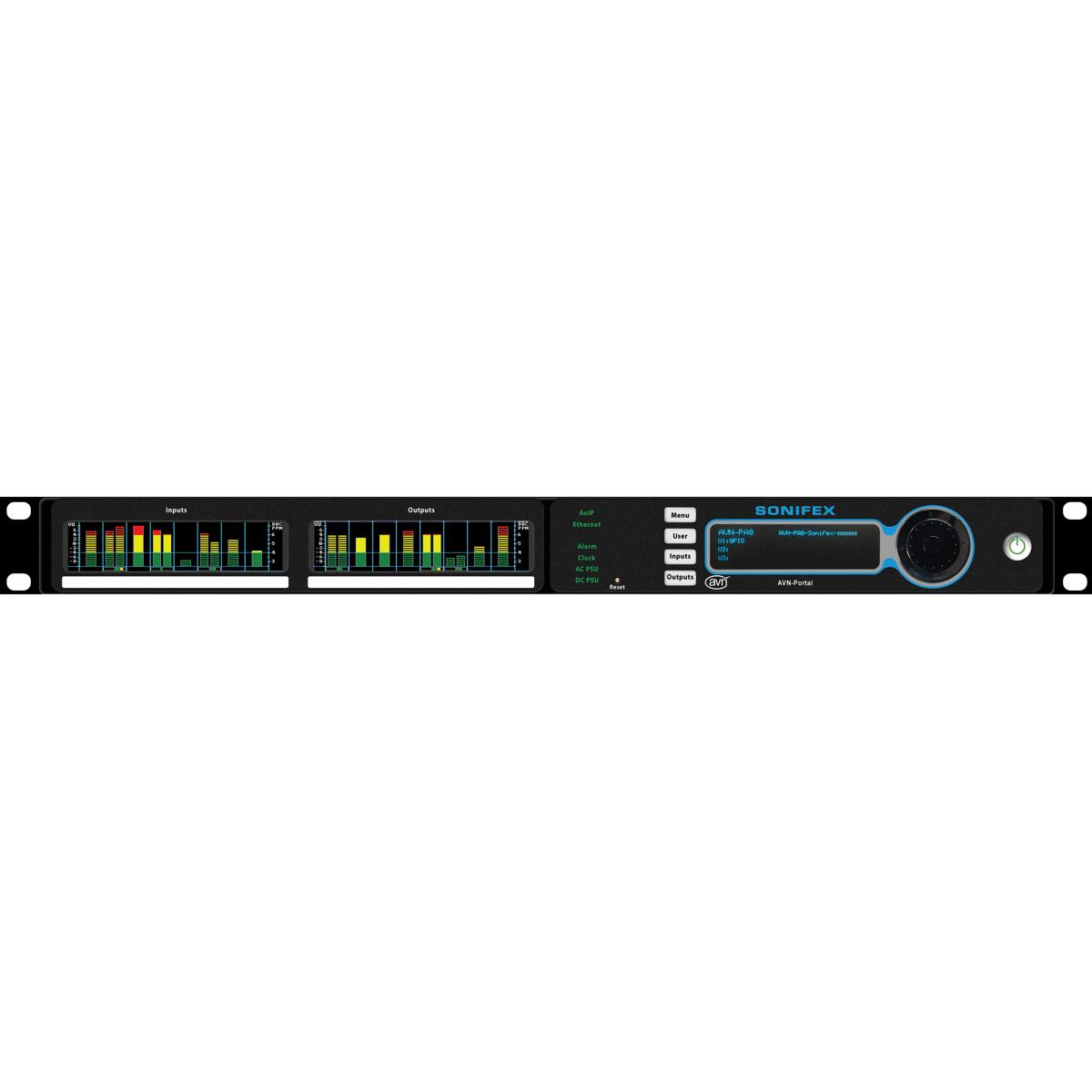

Sonifex 8 Stereo Analogue Line I/O AES67 Audio Interface, Terminal Block,Display
