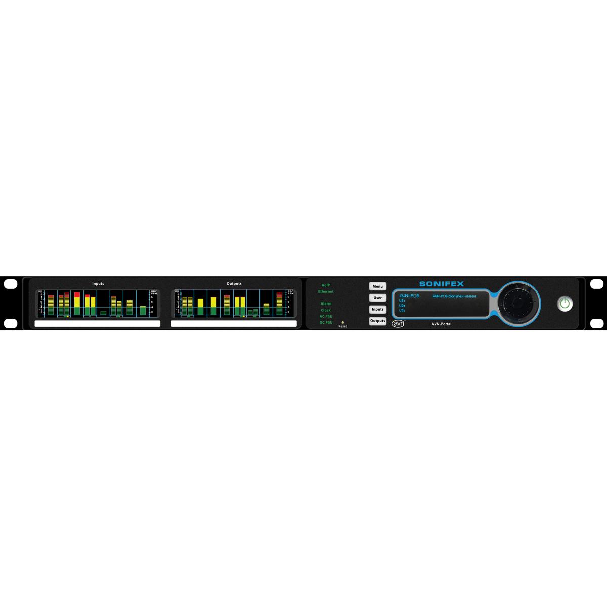 

Sonifex 8 Stereo Digital Line I/O AES67 Audio Interface, Terminal Block, Display