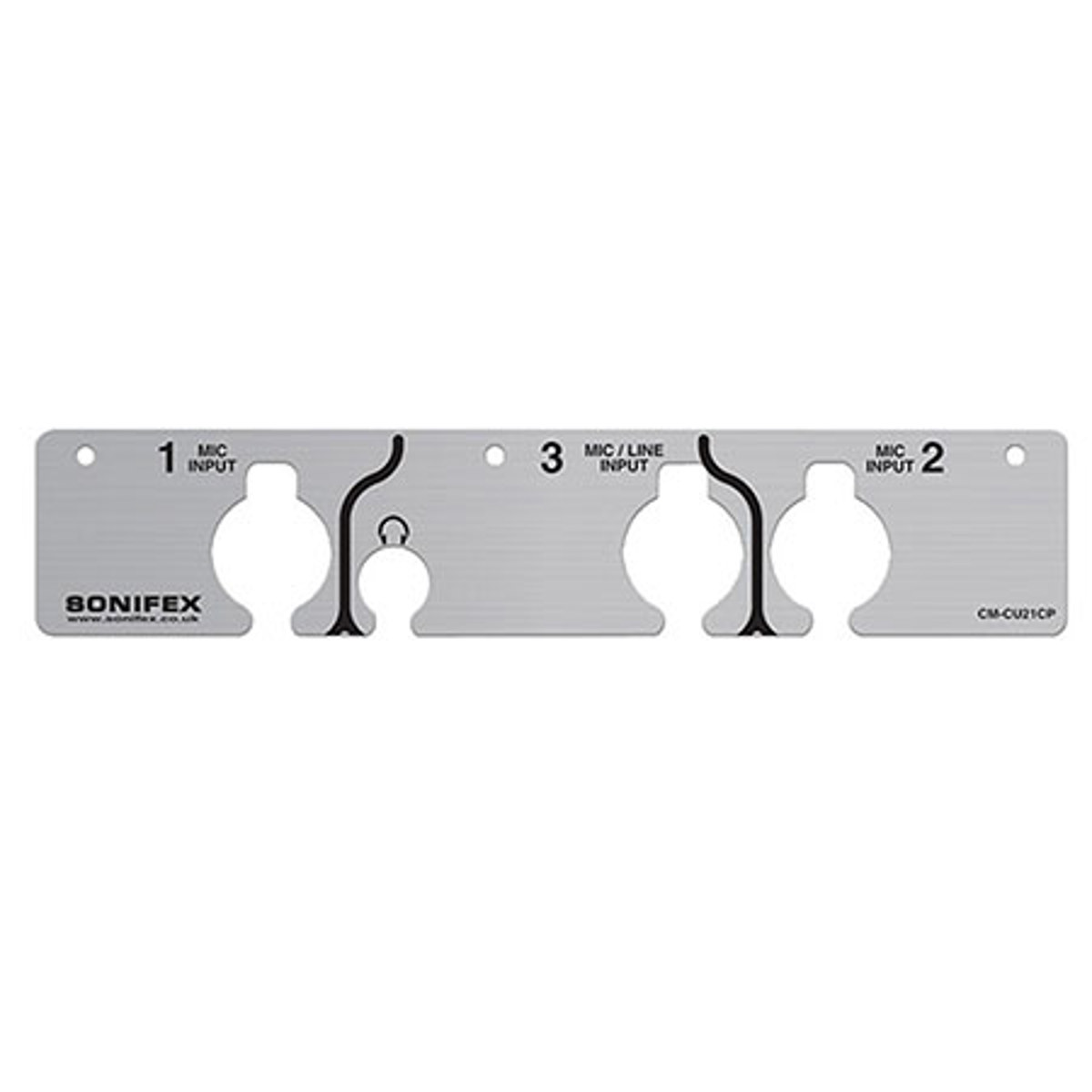 

Sonifex Front Cover Plate for CM-CU21 Commentator Unit
