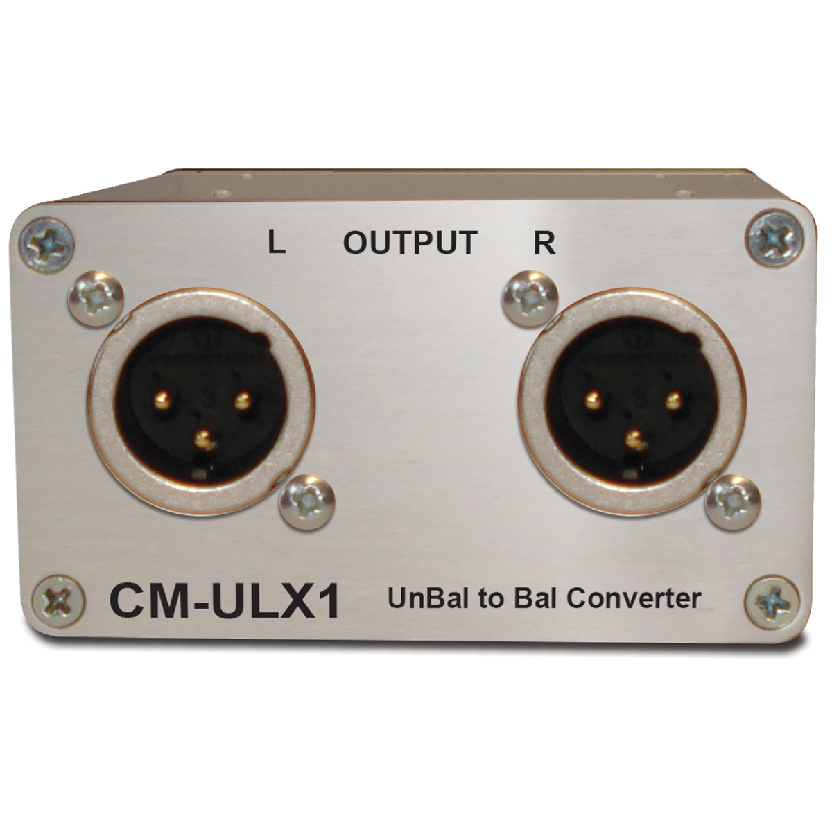 

Sonifex CM-ULX1 Unbalanced to Balanced Audio Converter, Passive, Phono to XLR