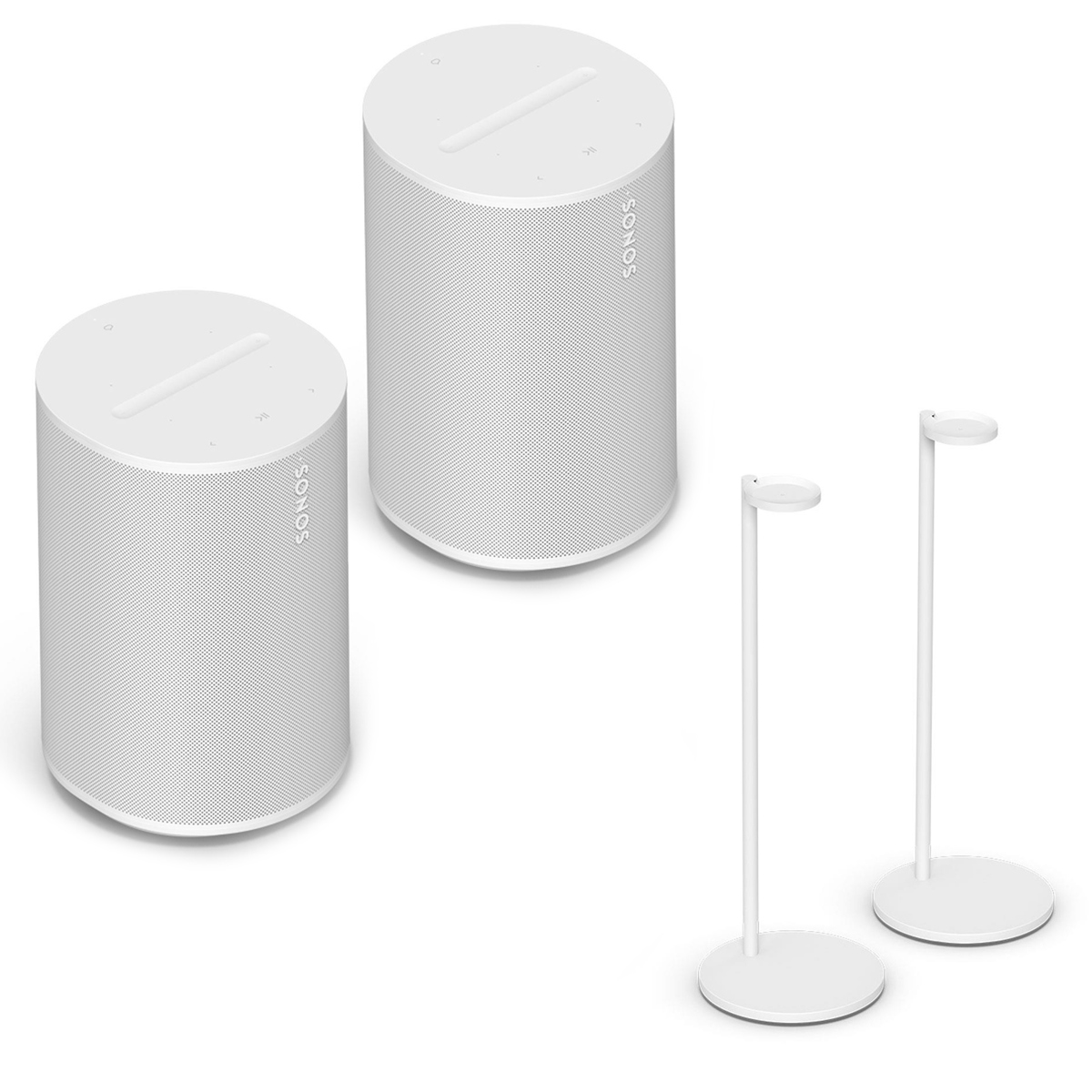 

Sonos 2 Pack Era 100 Wireless Bluetooth Speaker with 2x Stand, White