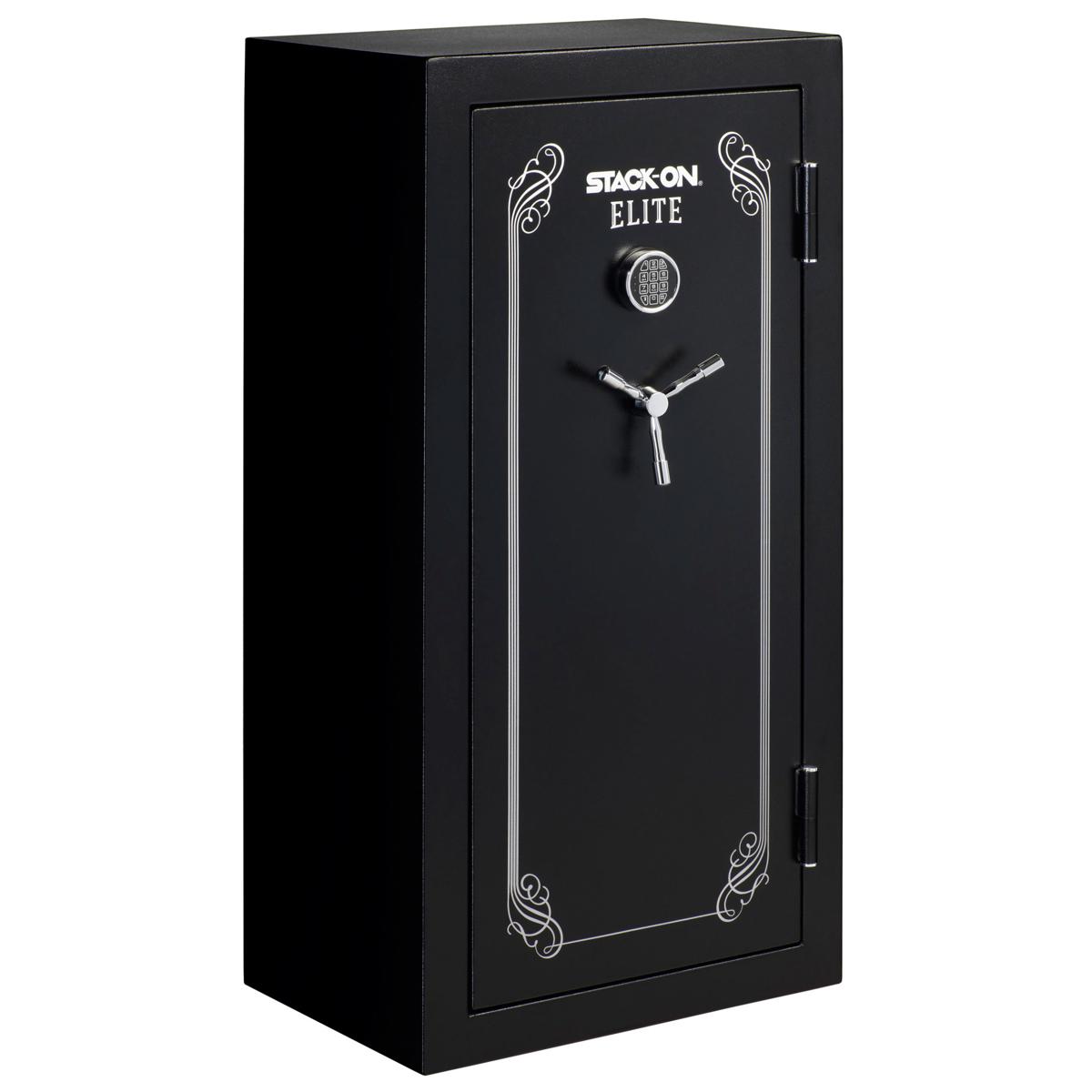 Stack-On 27-30 Gun Safe with Electronic Lock, Matte Black