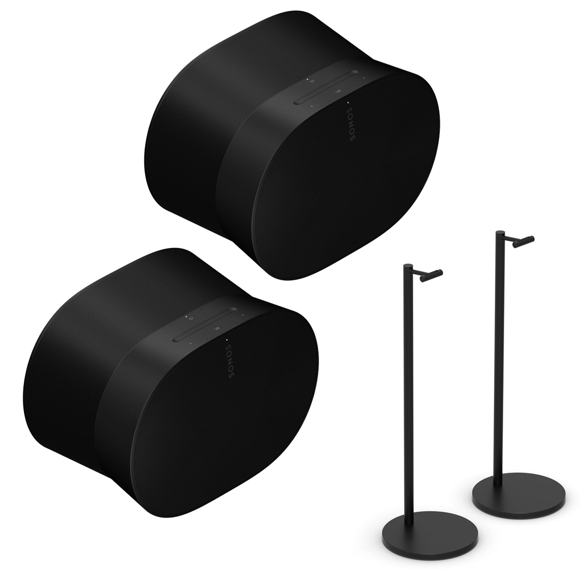 

Sonos Era 300 Wireless Bluetooth Speaker Pair with Stands, Black