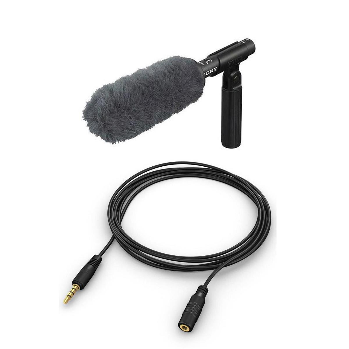 

Sony ECM-VG1 Electret Condenser Microphone Wth Stony Edge 13' Microphone Cable