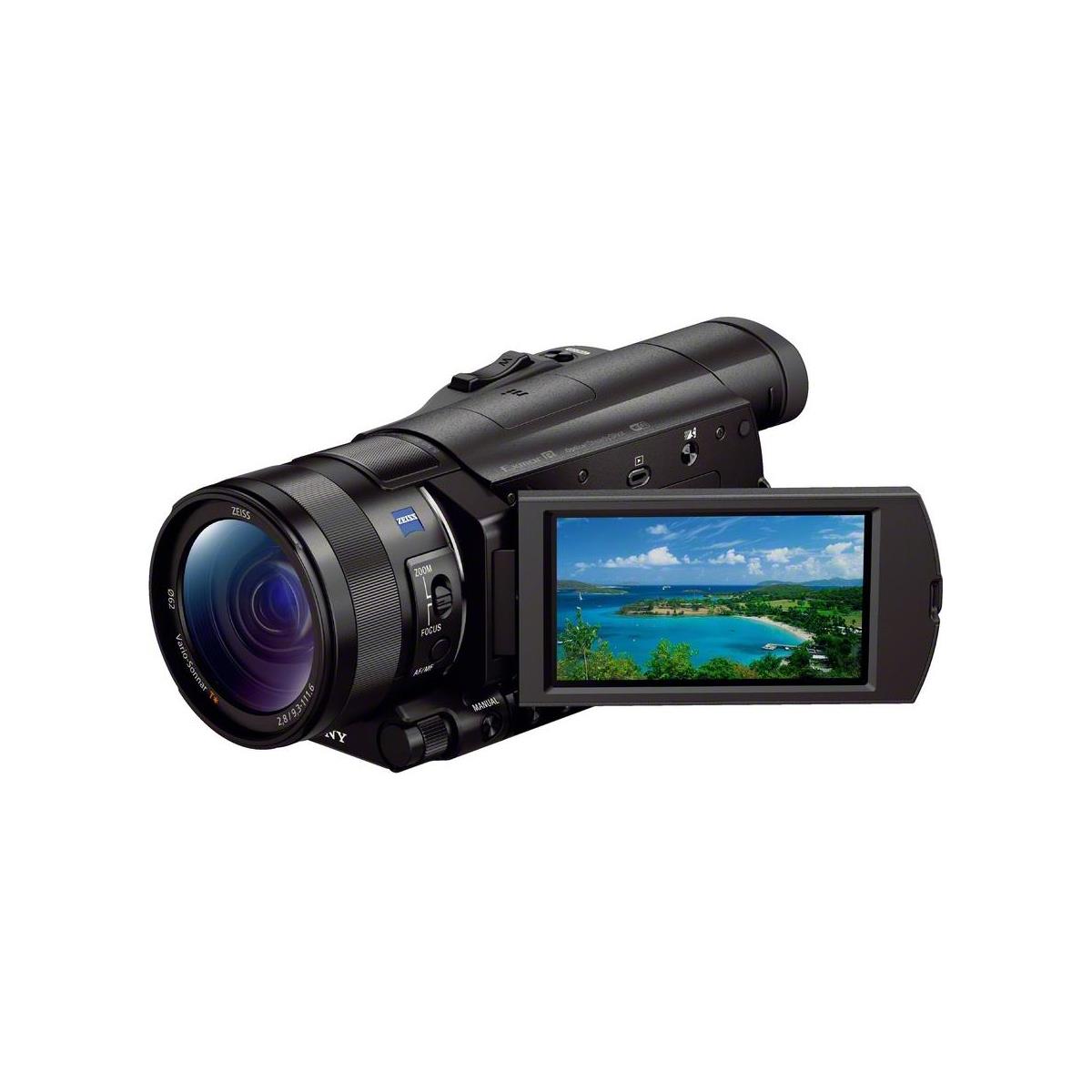 Image of Sony FDR-AX100 4K Ultra HD Camcorder with 1&quot; Exmor R CMOS Sensor