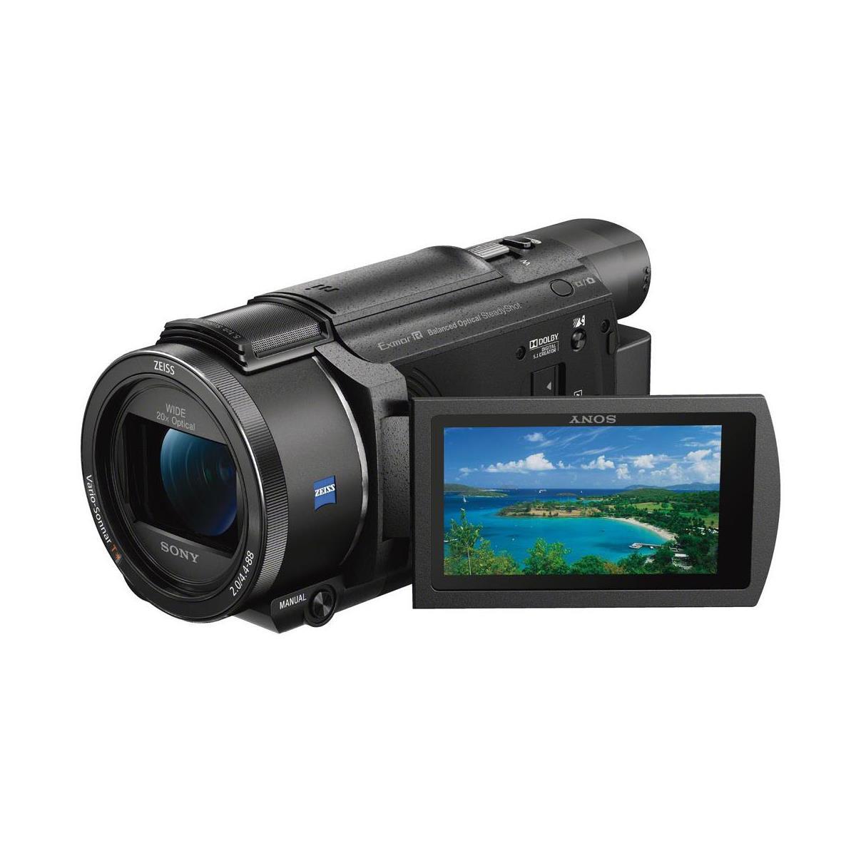 

Sony FDR-AX53 16.6MP 4K Ultra HD Handycam Camcorder, Black