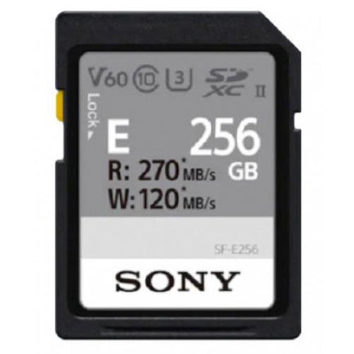 

Sony 256GB SF-E Series UHS-II SDXC Memory Card