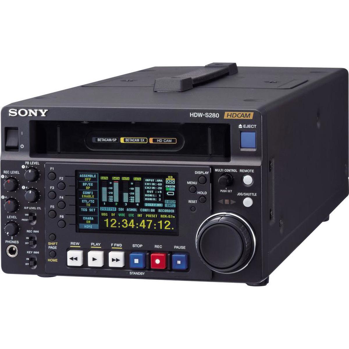 

Sony HDW-S280 HDCAM Half-Rack Recorder for Mobile and Field Applications